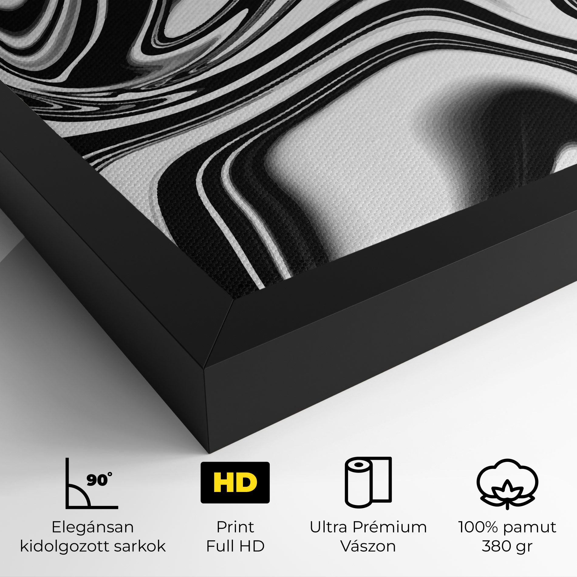 Black White Liquid mockup 4