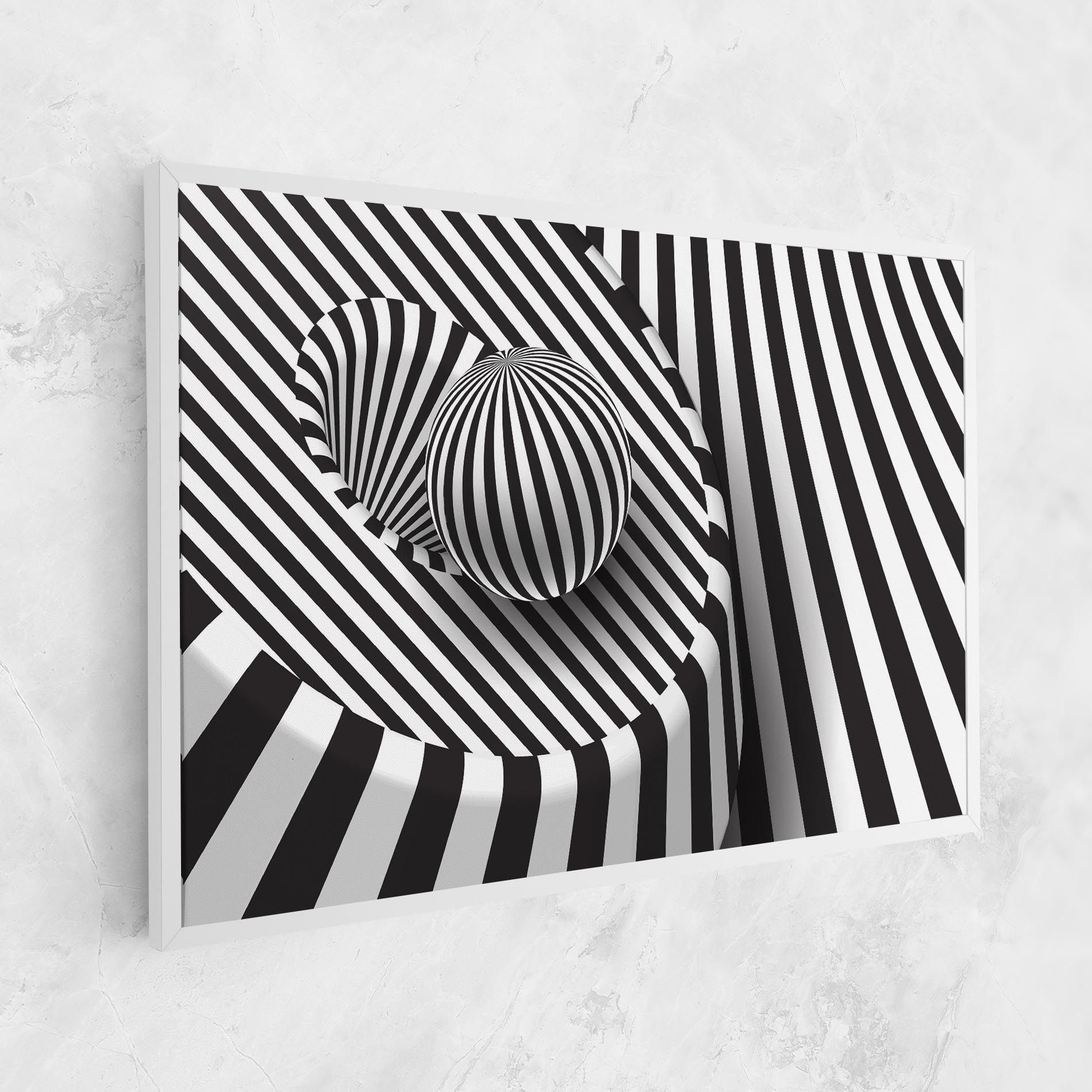 3d Ball Zebra mockup 1