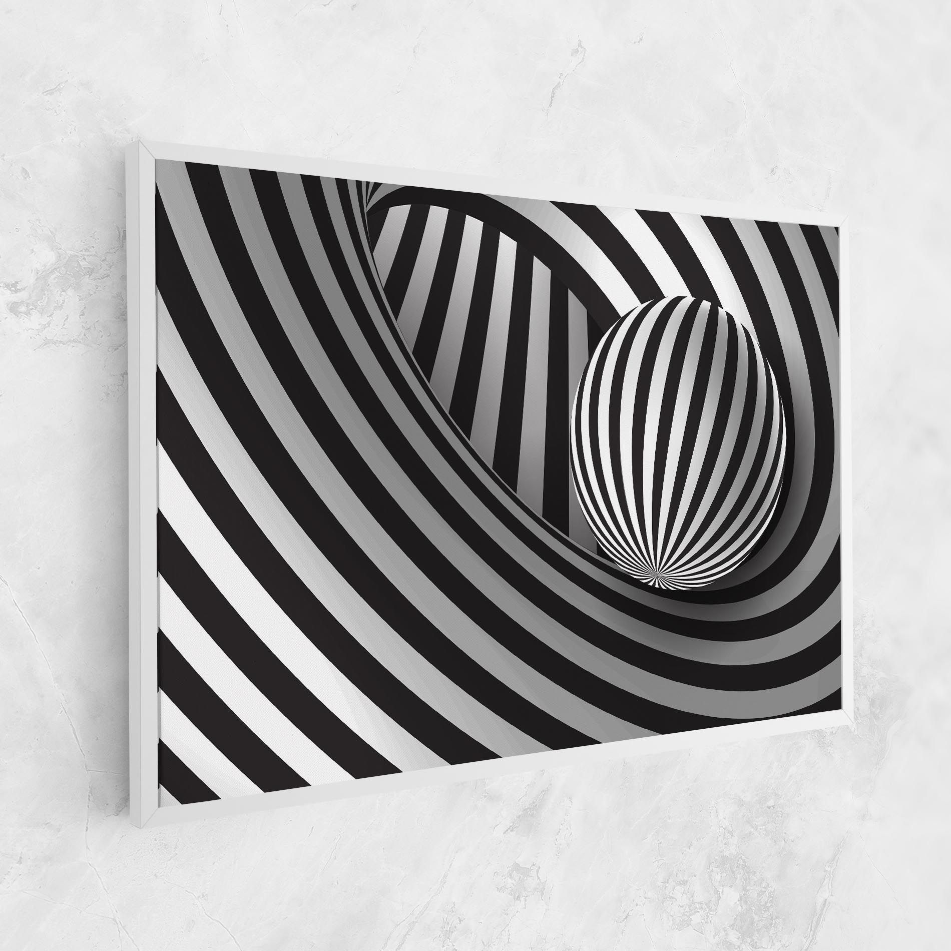 3d Zebra Ball mockup 1