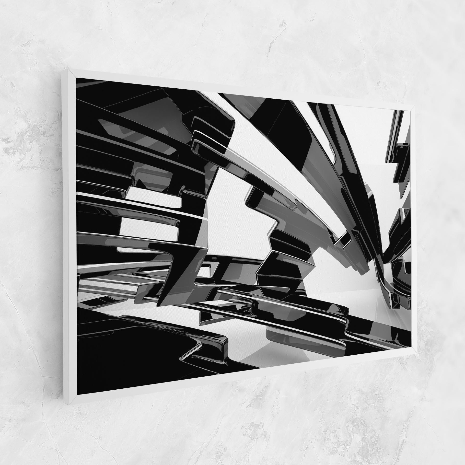 Vászonkép Glossy Sculpture mockup 1