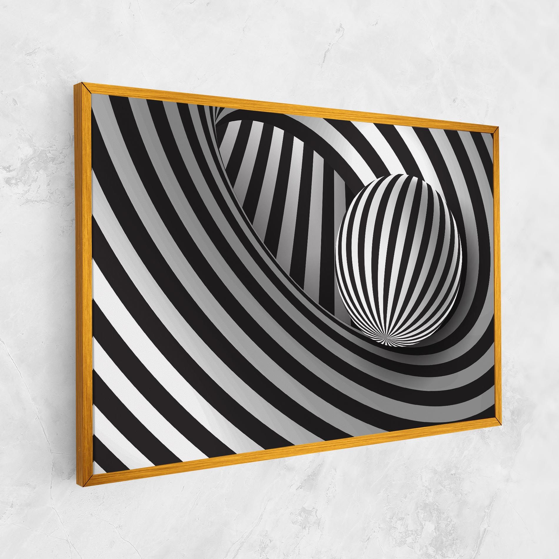 3d Zebra Ball mockup 1