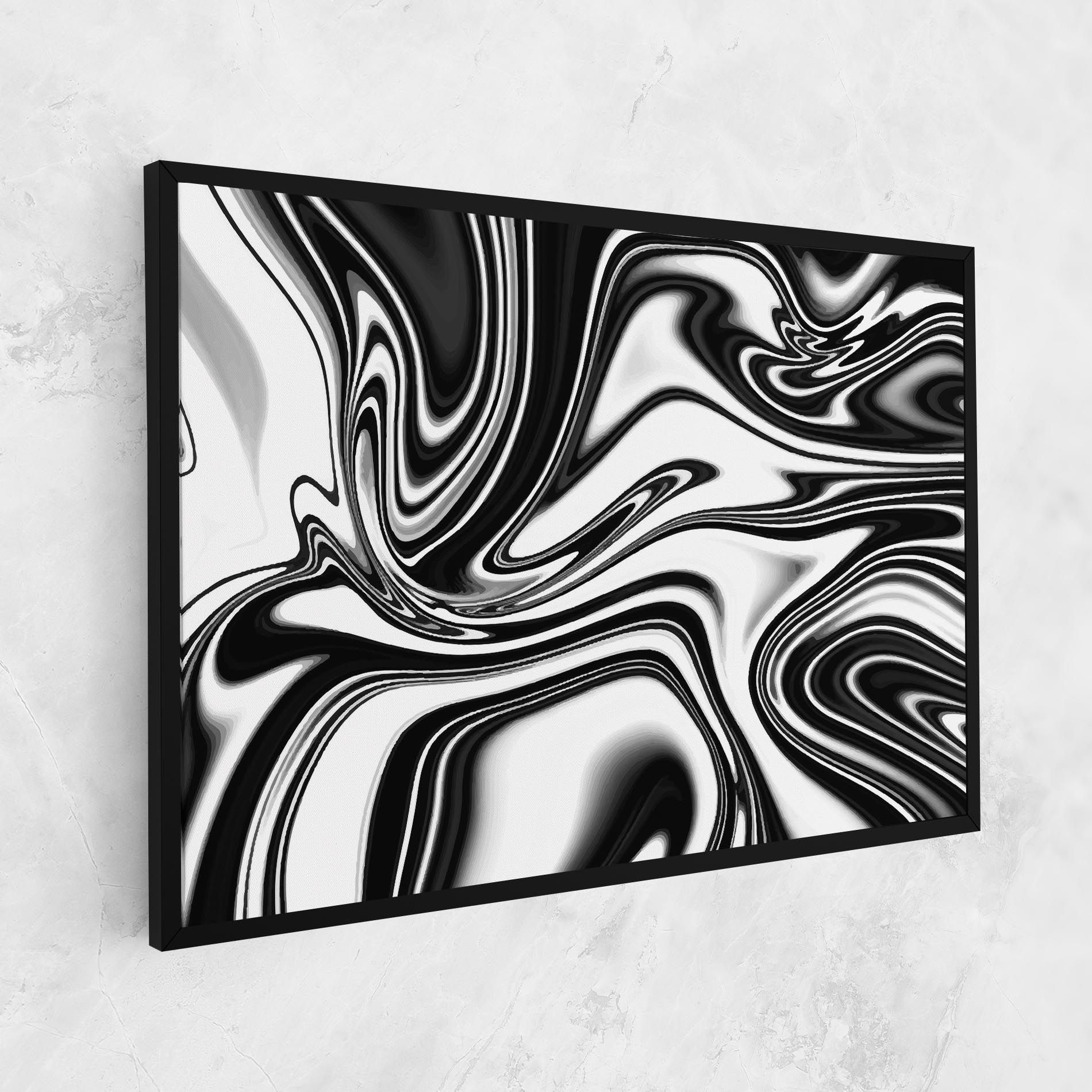Black White Liquid mockup 1