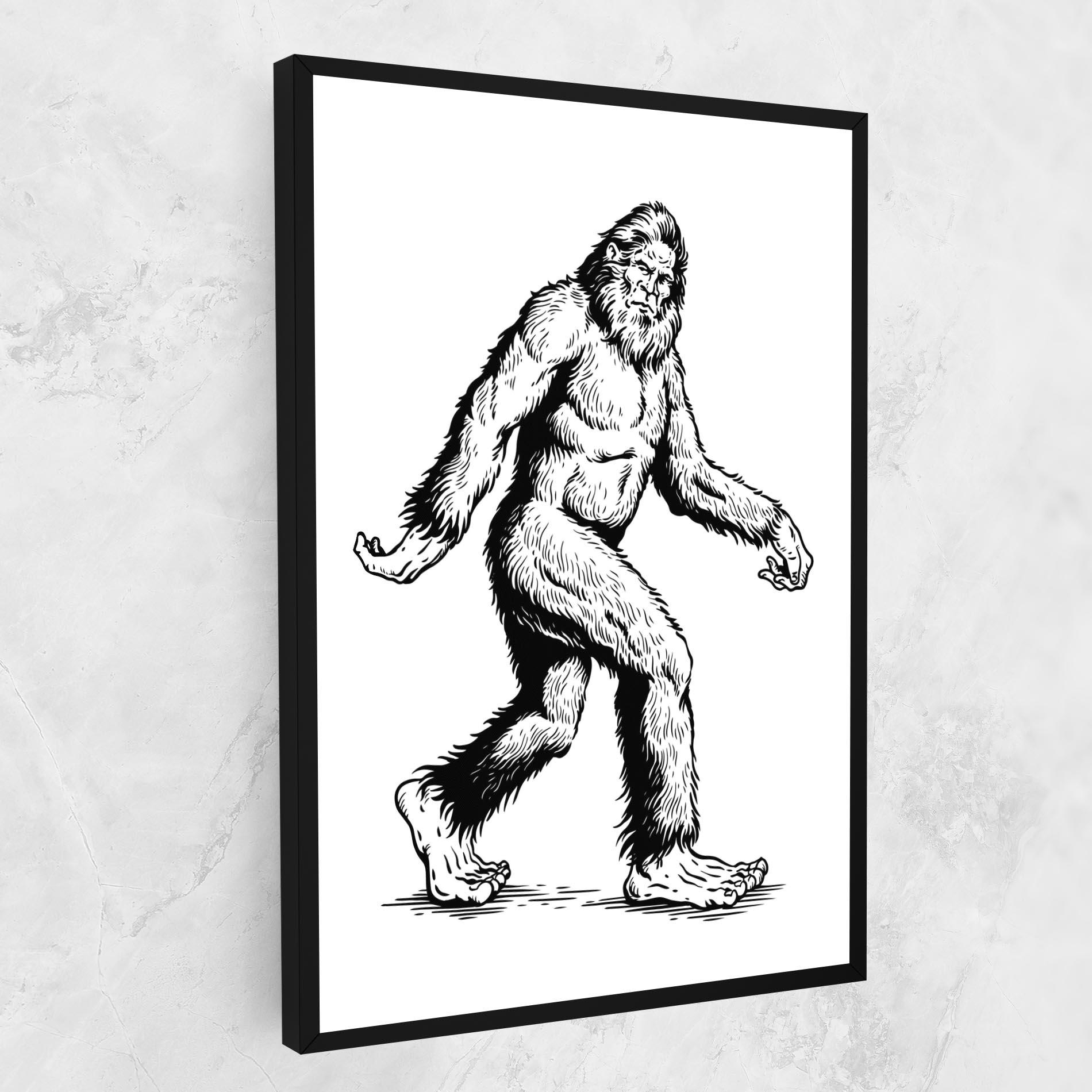 Vászonkép Yeti mockup 1