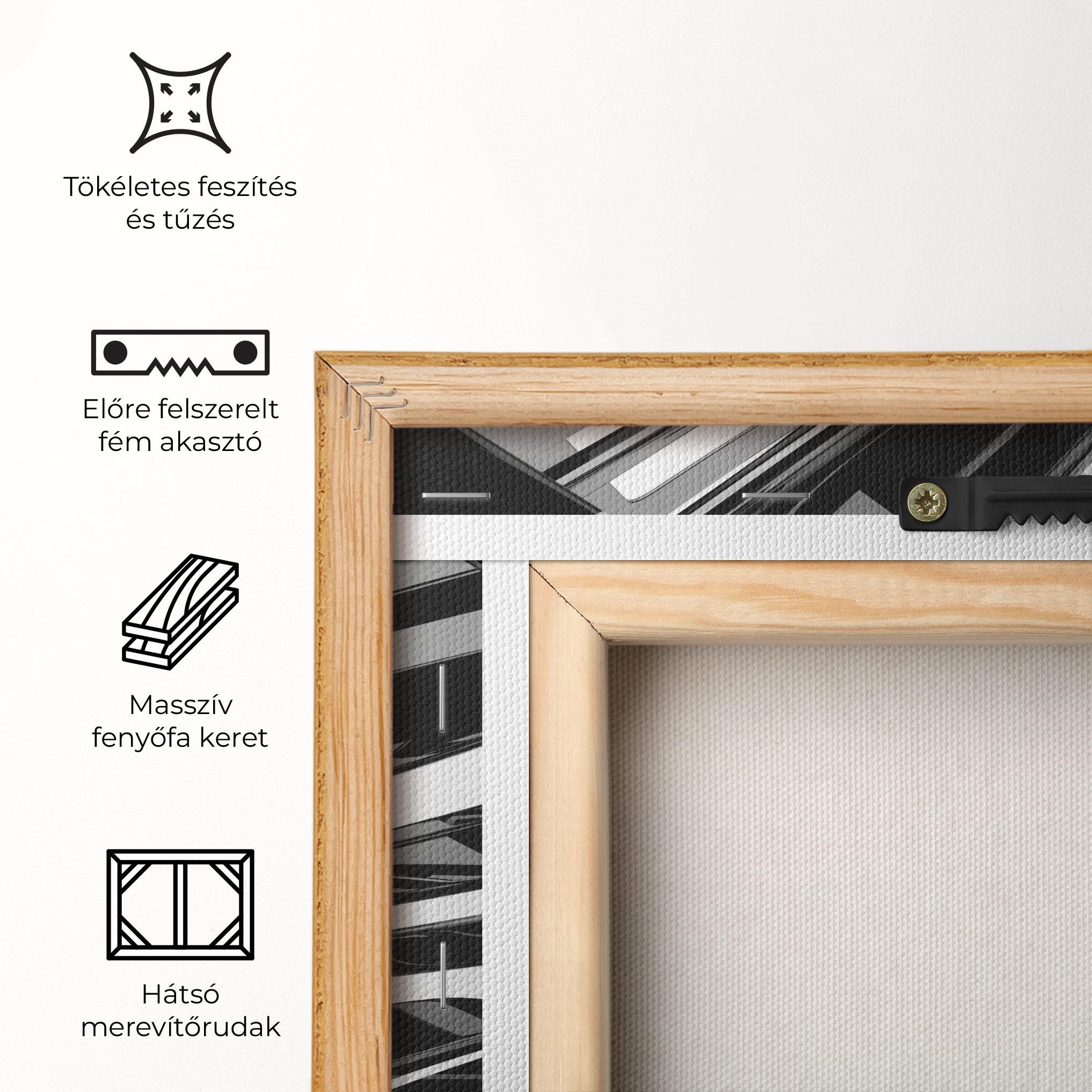 Vászonkép Black Sculpture mockup 5