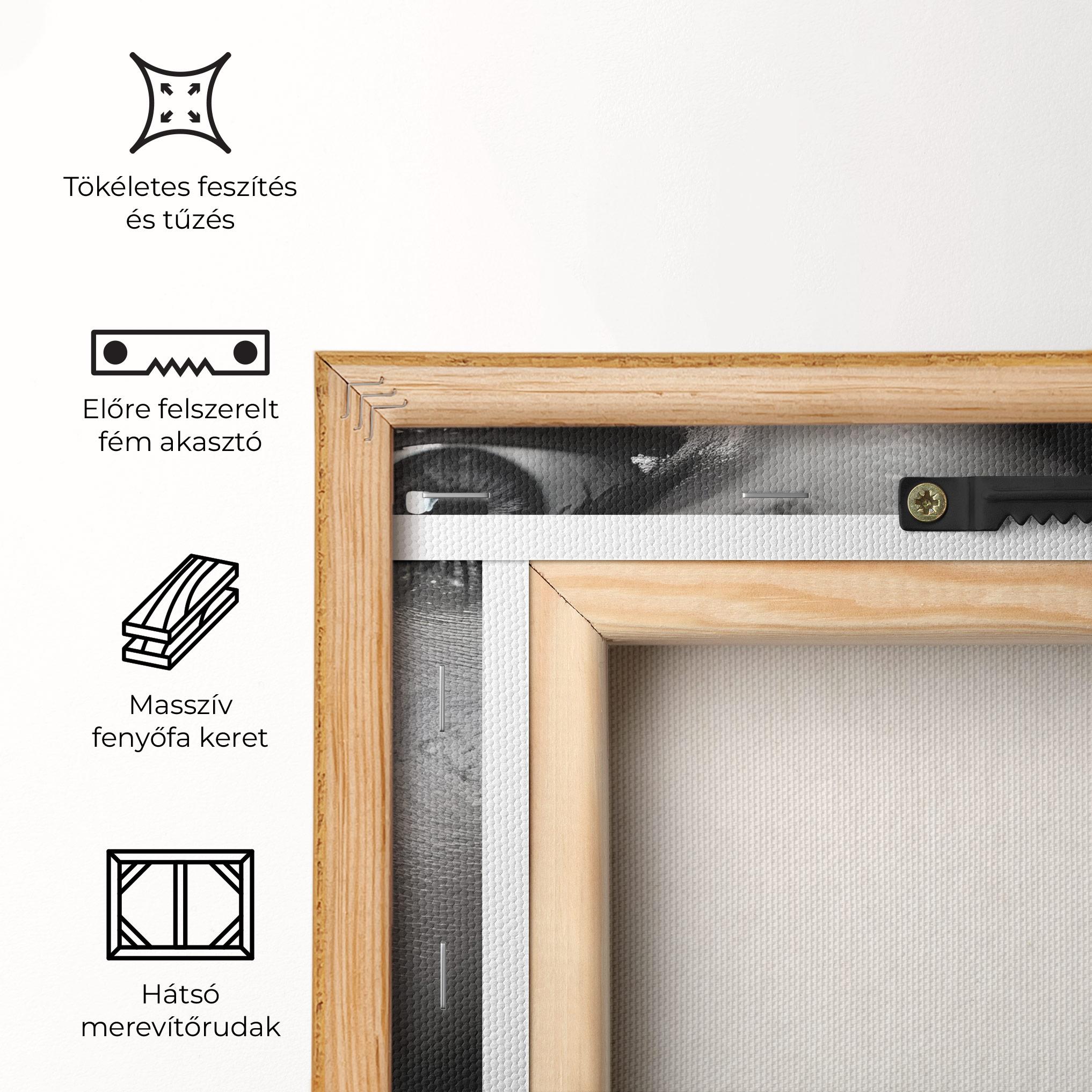 Vászonkép Closeup Portrait mockup 5