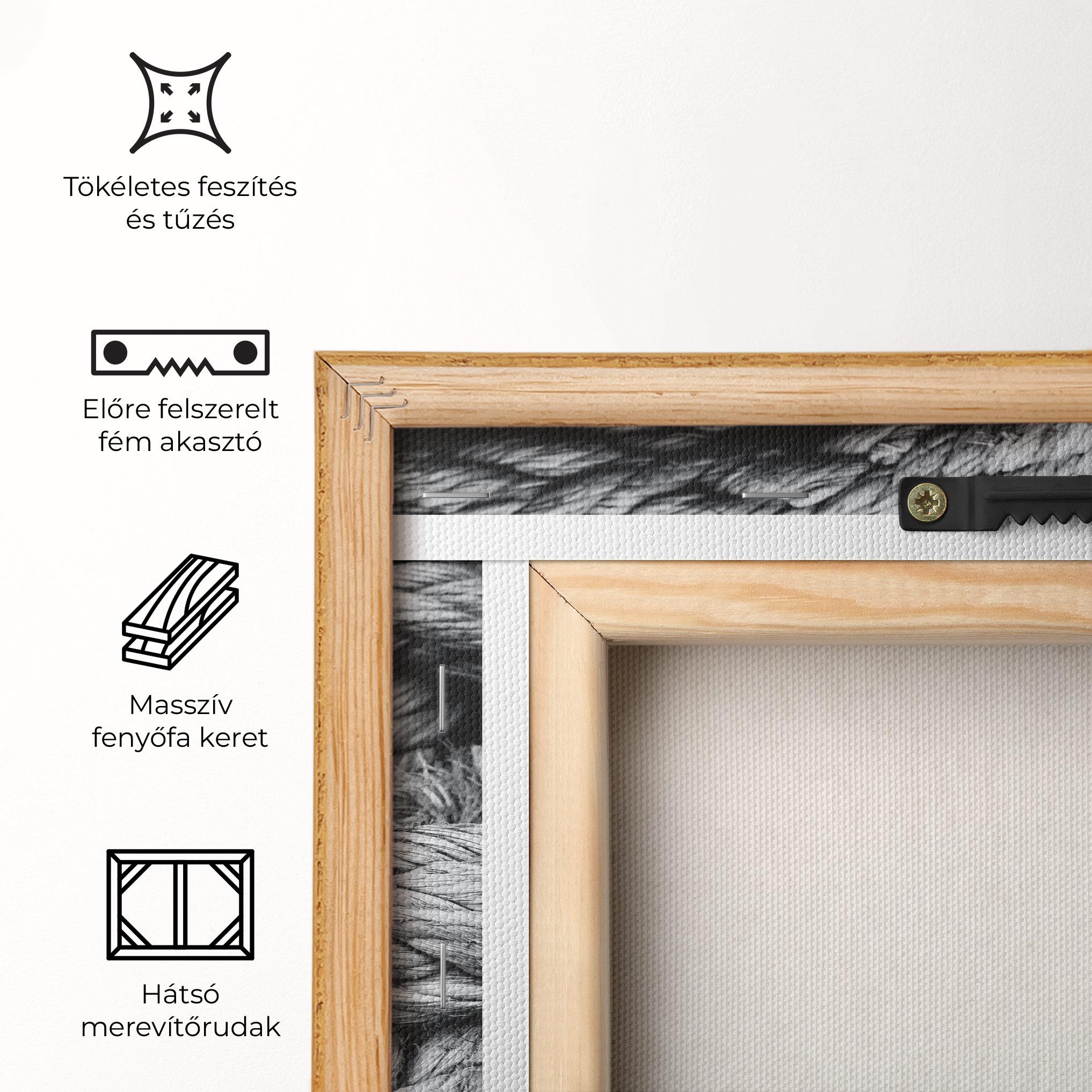 Vászonkép Gray String mockup 5