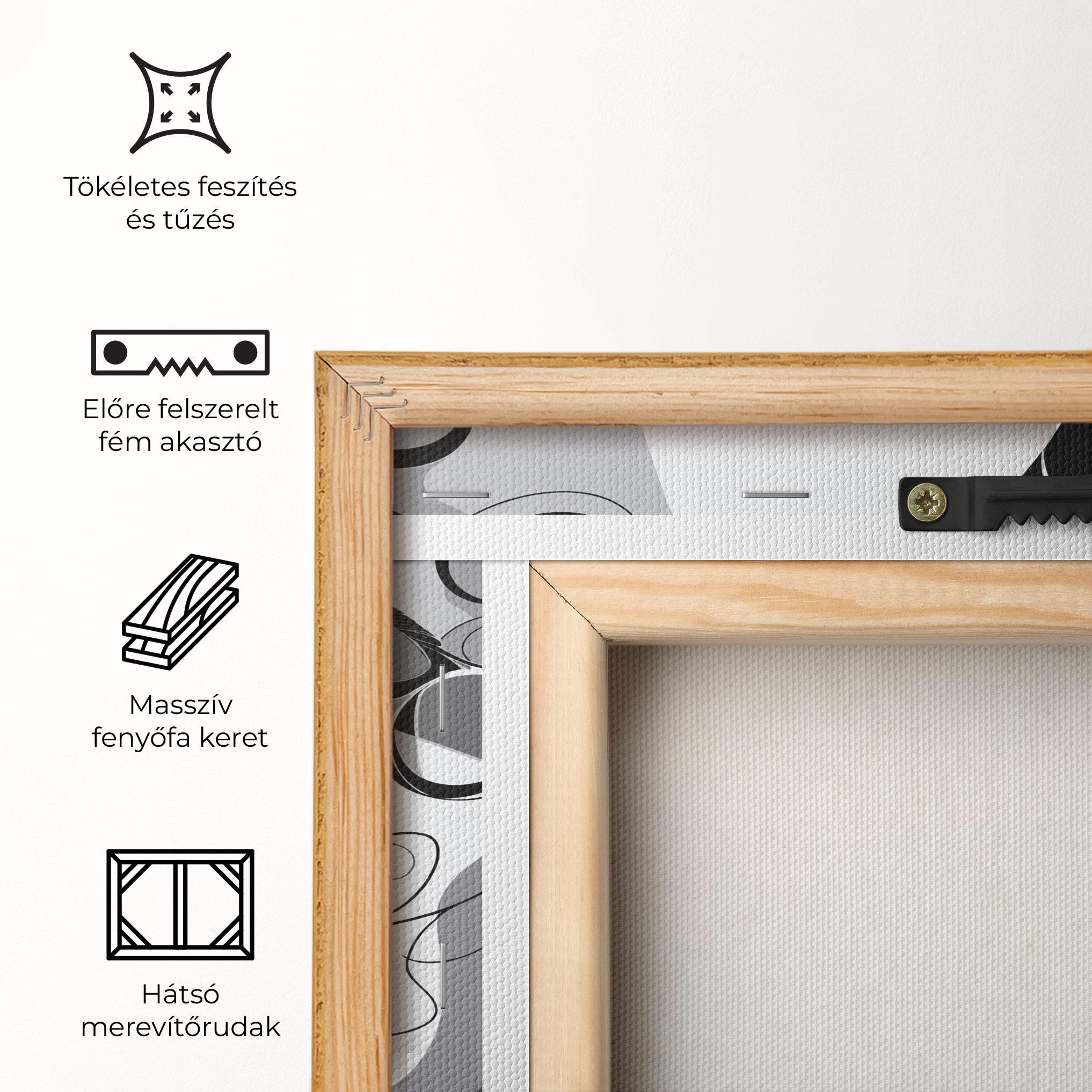 Vászonkép Grey Face Woman mockup 5