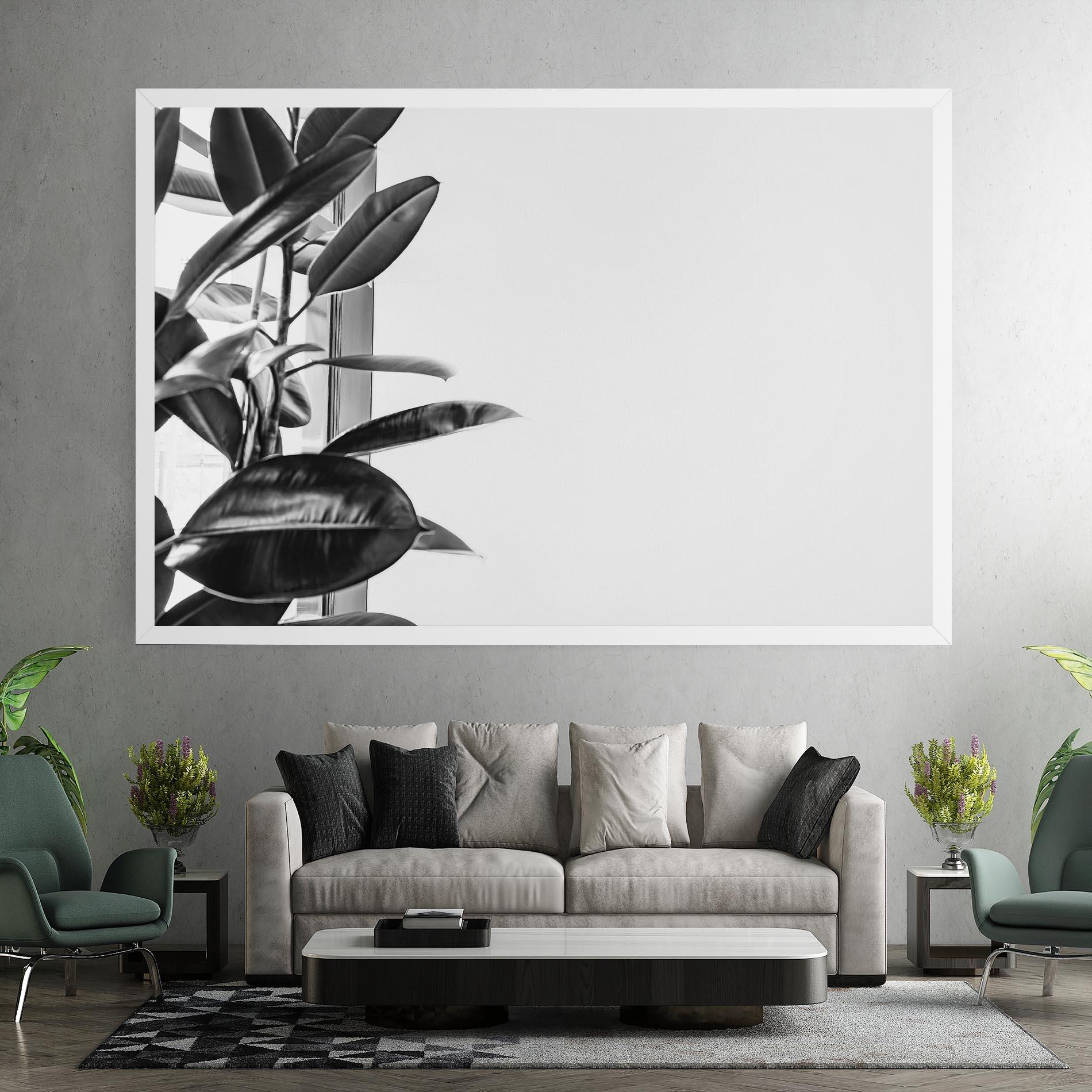 Vászonkép Grey Plant mockup 7
