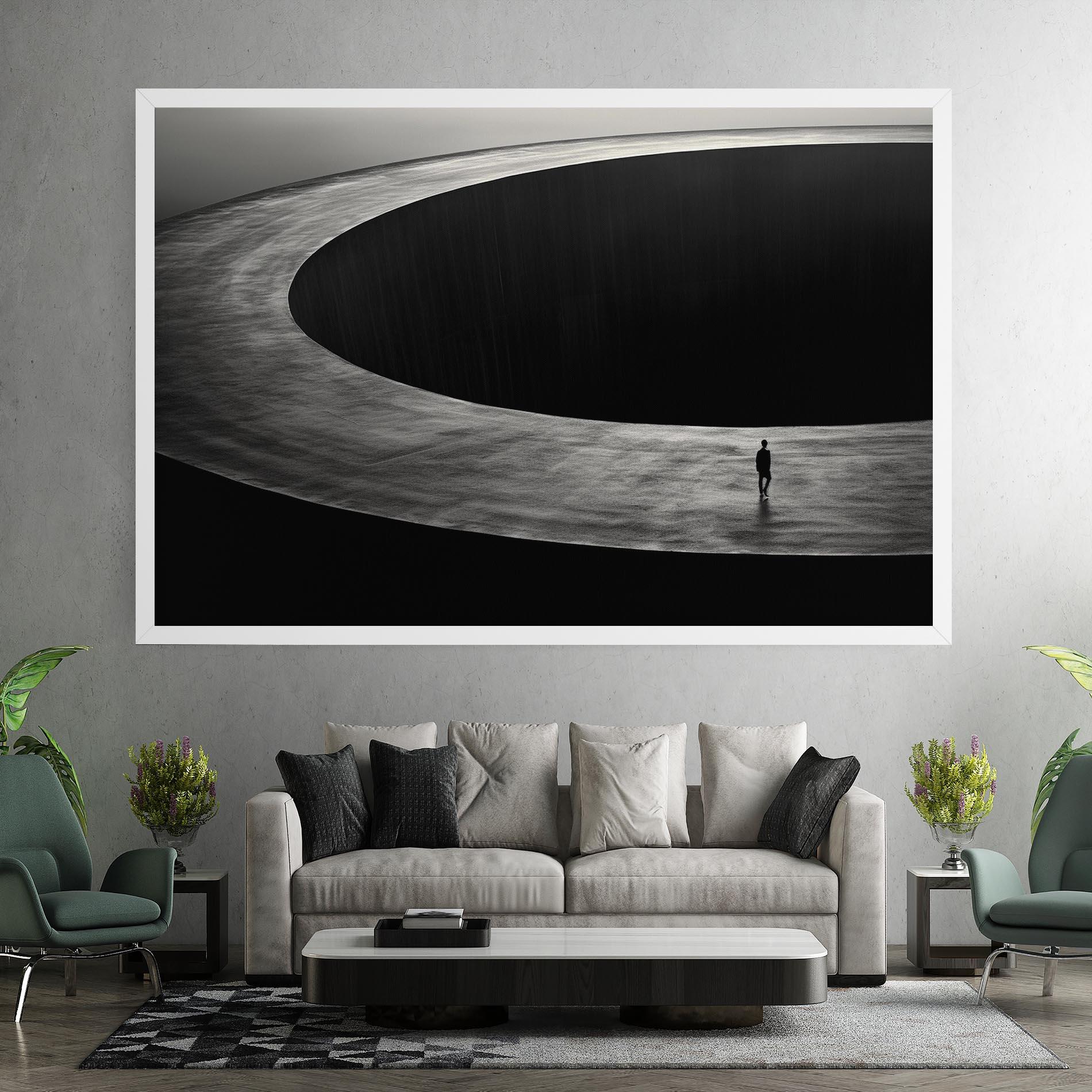 Vászonkép Man Walking mockup 7