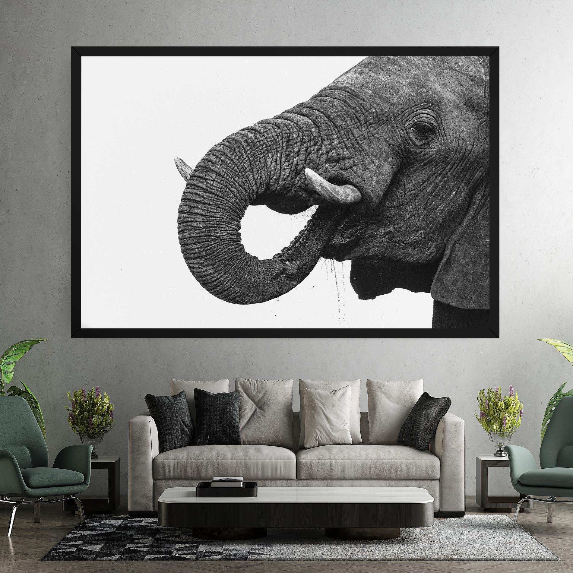 Vászonkép Elephant Drinking mockup 7