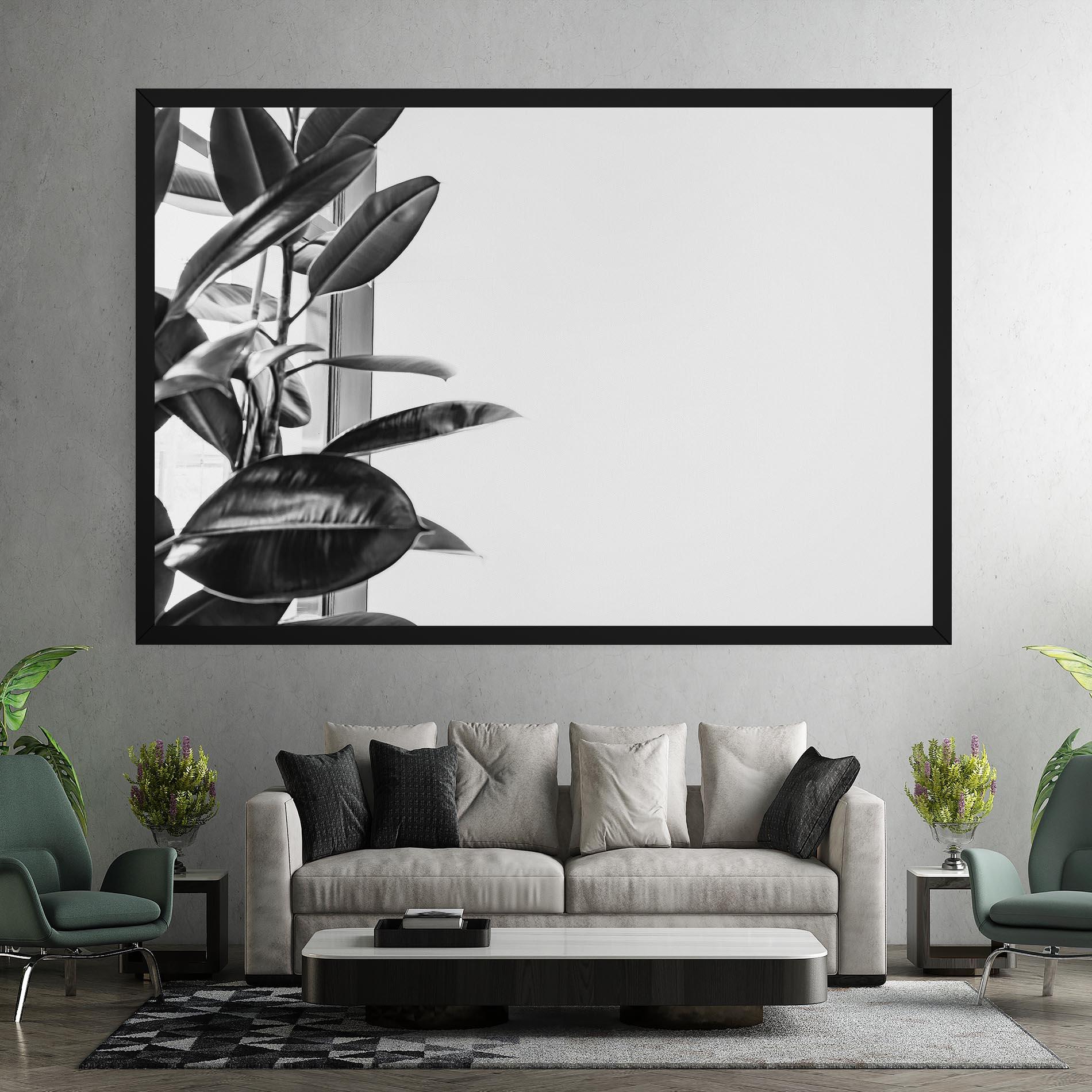 Vászonkép Grey Plant mockup 7