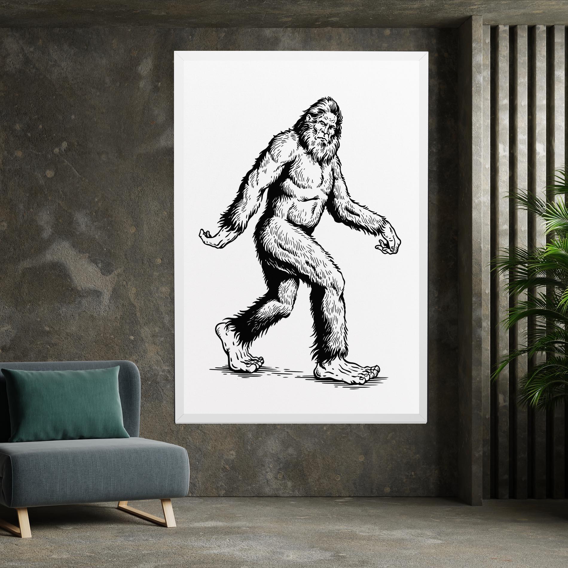 Vászonkép Yeti mockup 7