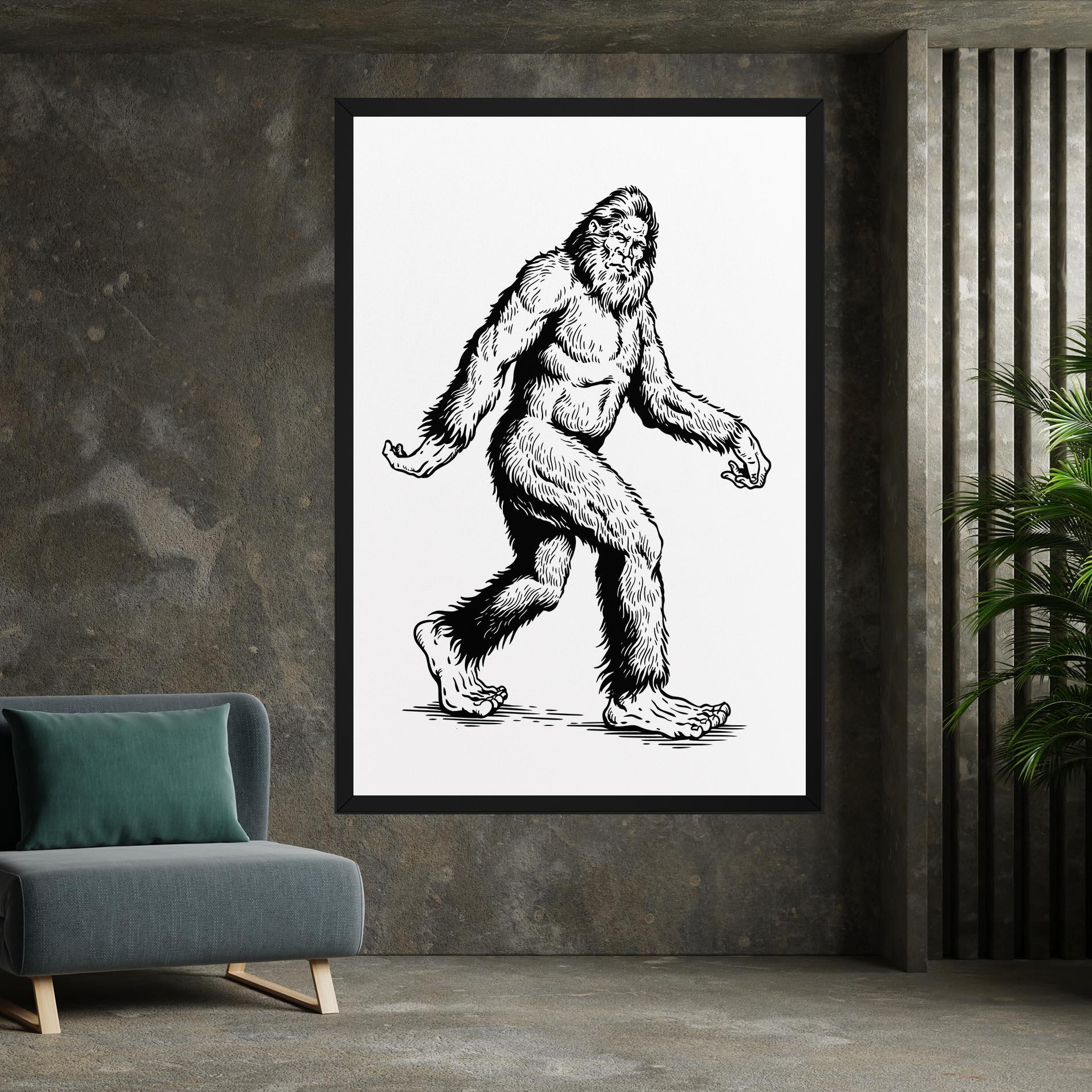 Vászonkép Yeti mockup 7