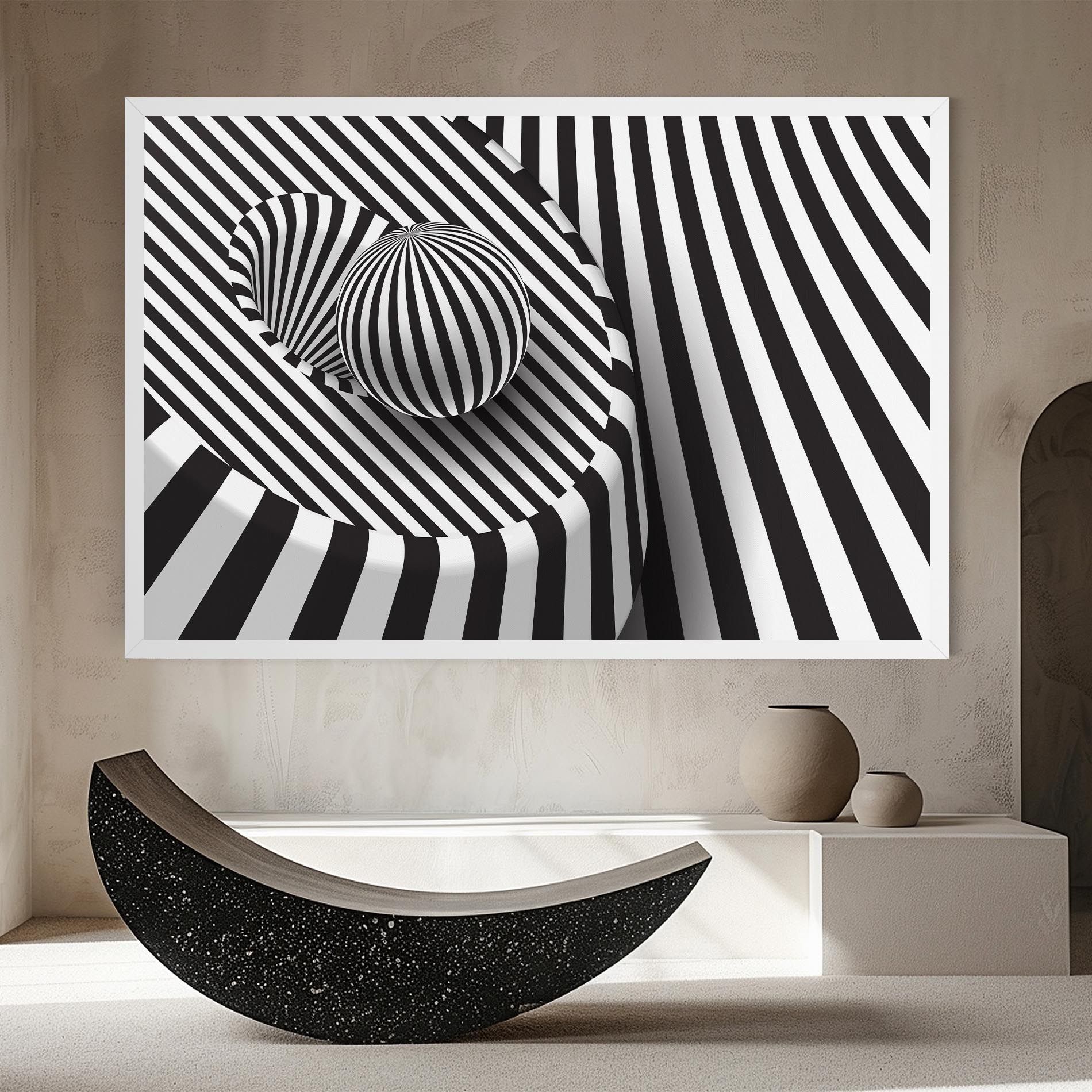 3d Ball Zebra mockup 8