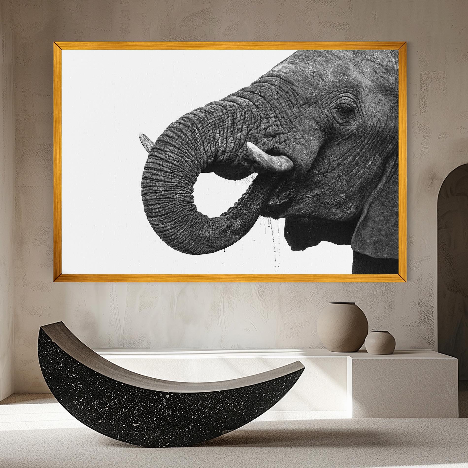 Vászonkép Elephant Drinking mockup 8