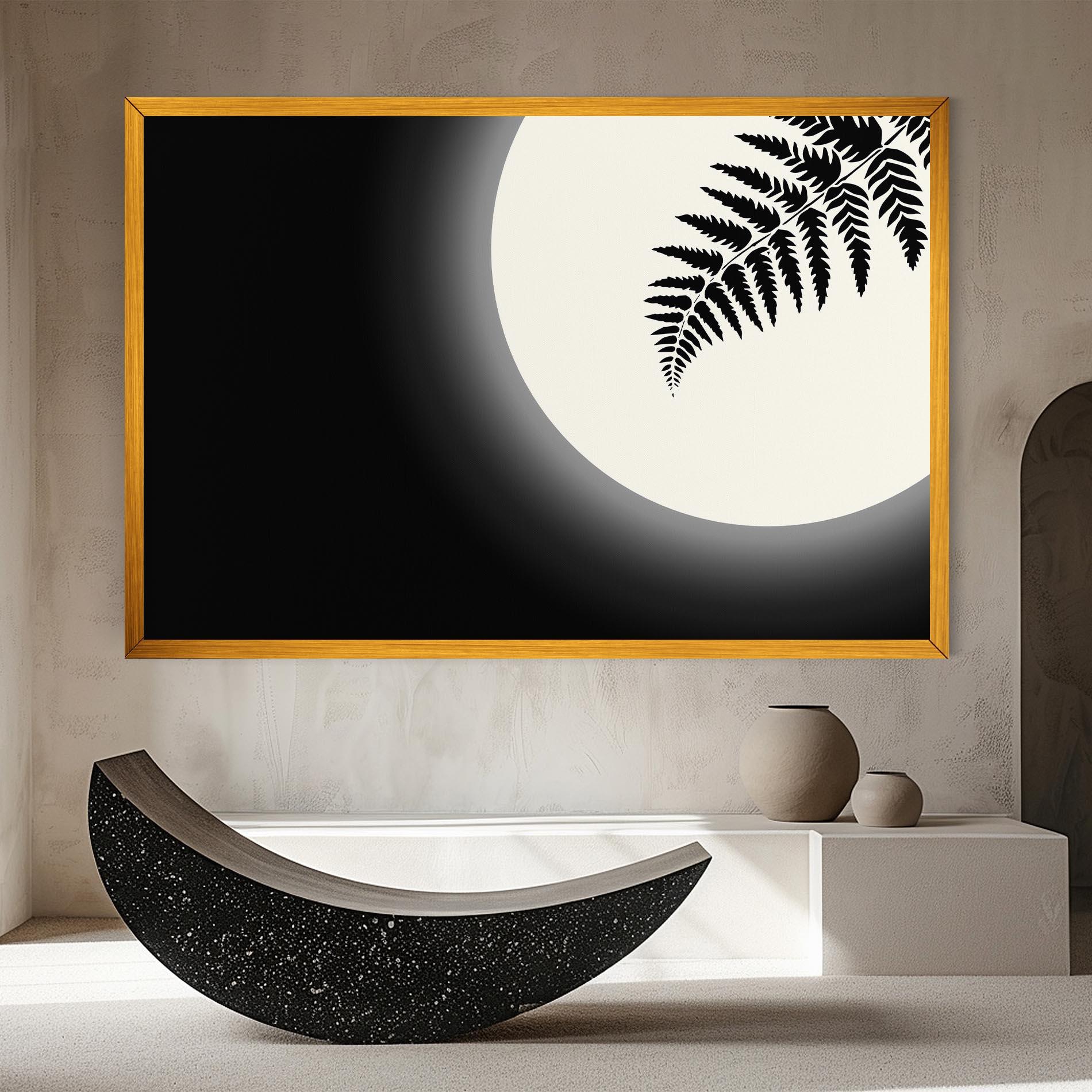 Vászonkép Full Moon Leaf mockup 8