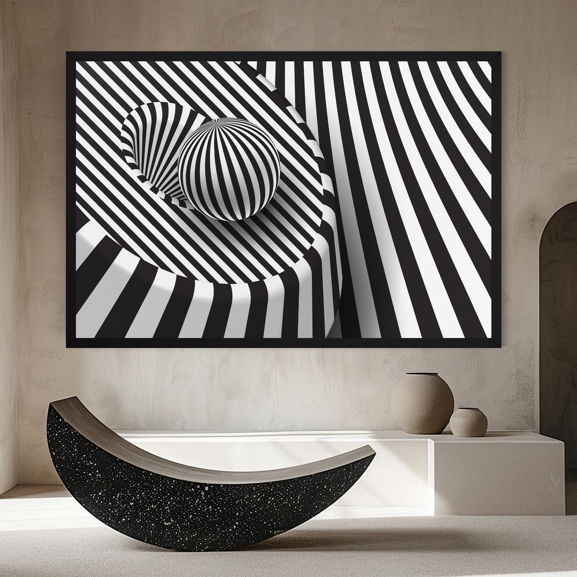 3d Ball Zebra mockup 8