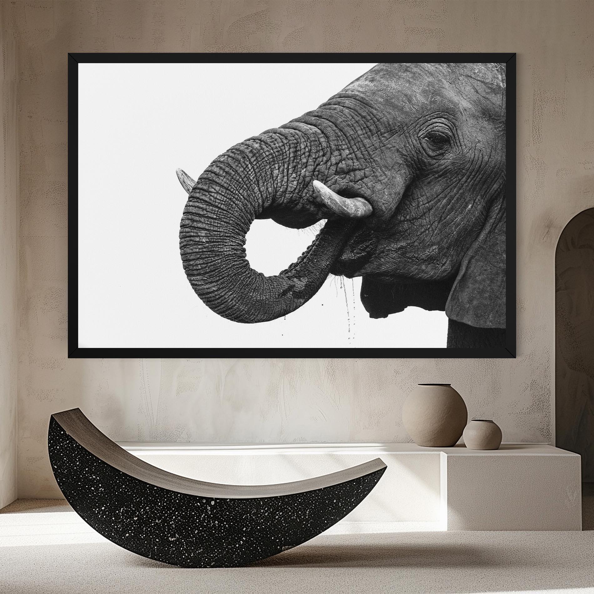 Vászonkép Elephant Drinking mockup 8