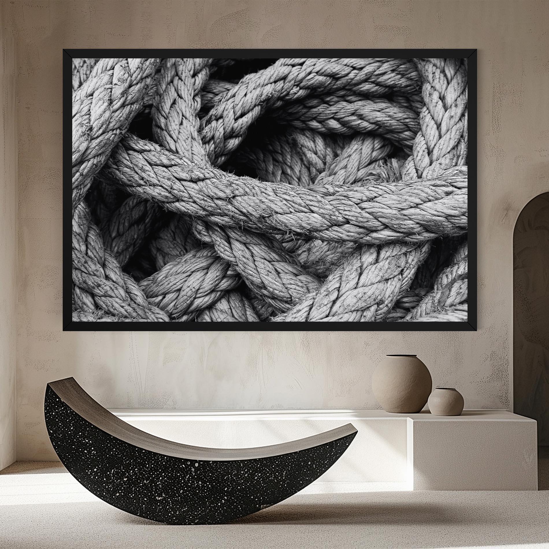 Vászonkép Gray String mockup 8