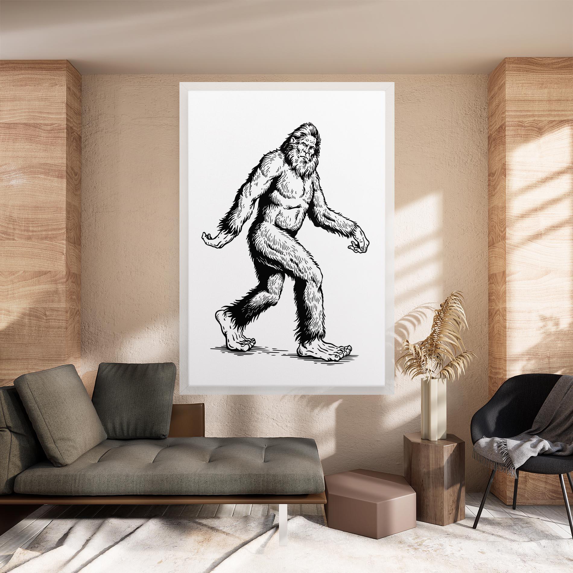 Vászonkép Yeti mockup 8