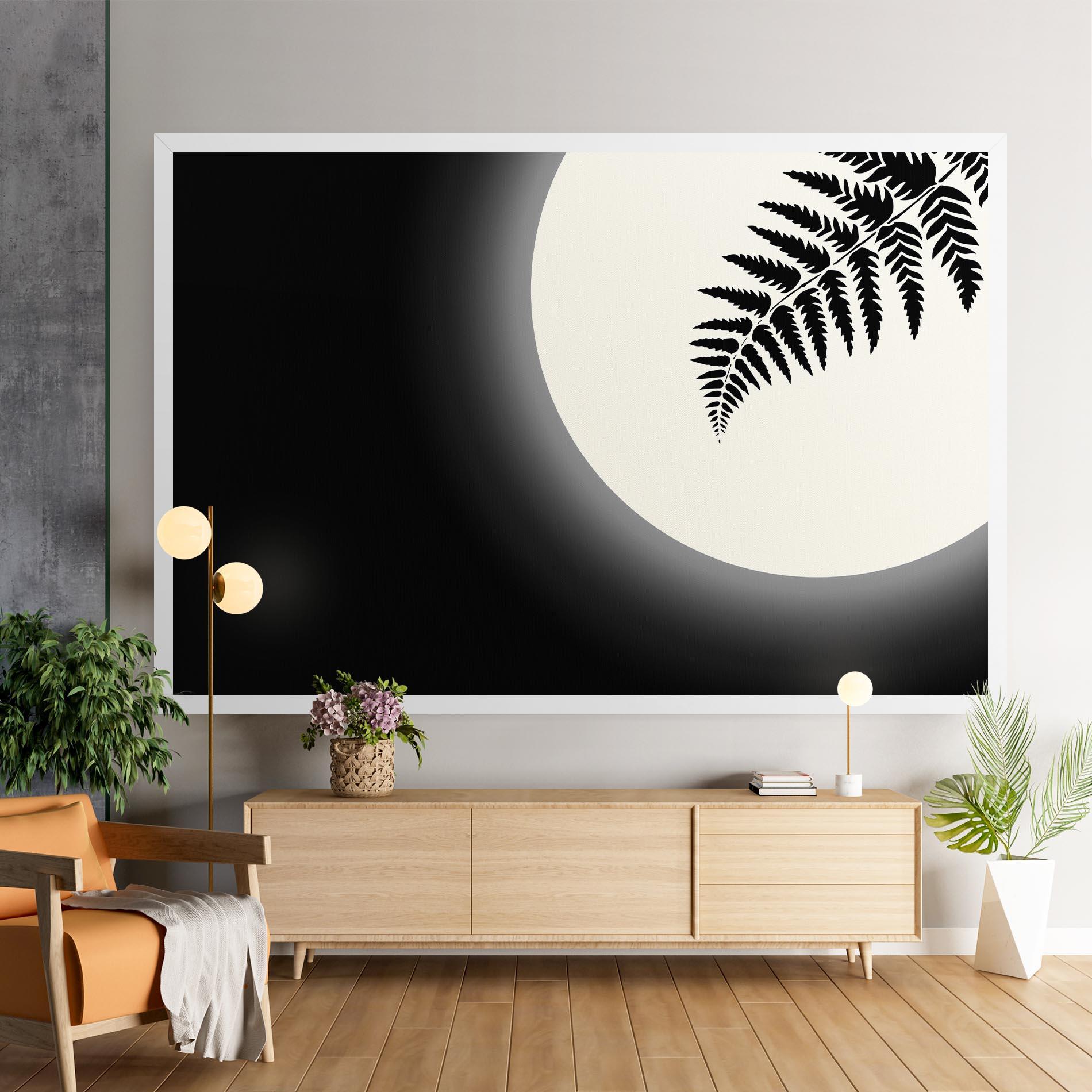 Vászonkép Full Moon Leaf mockup 9