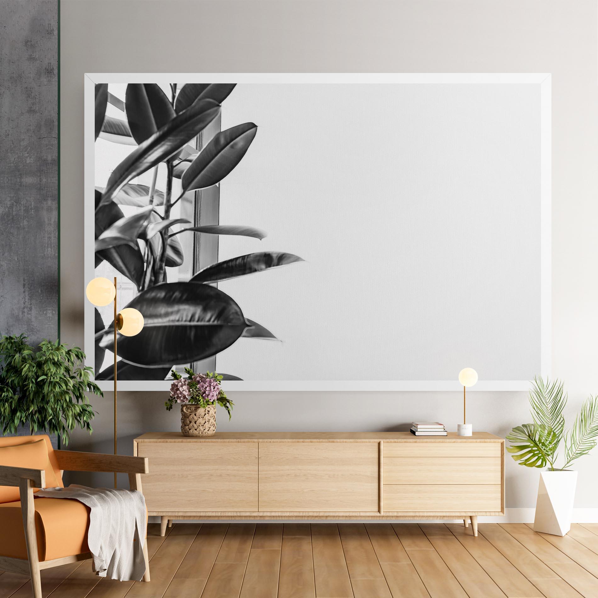 Vászonkép Grey Plant mockup 9