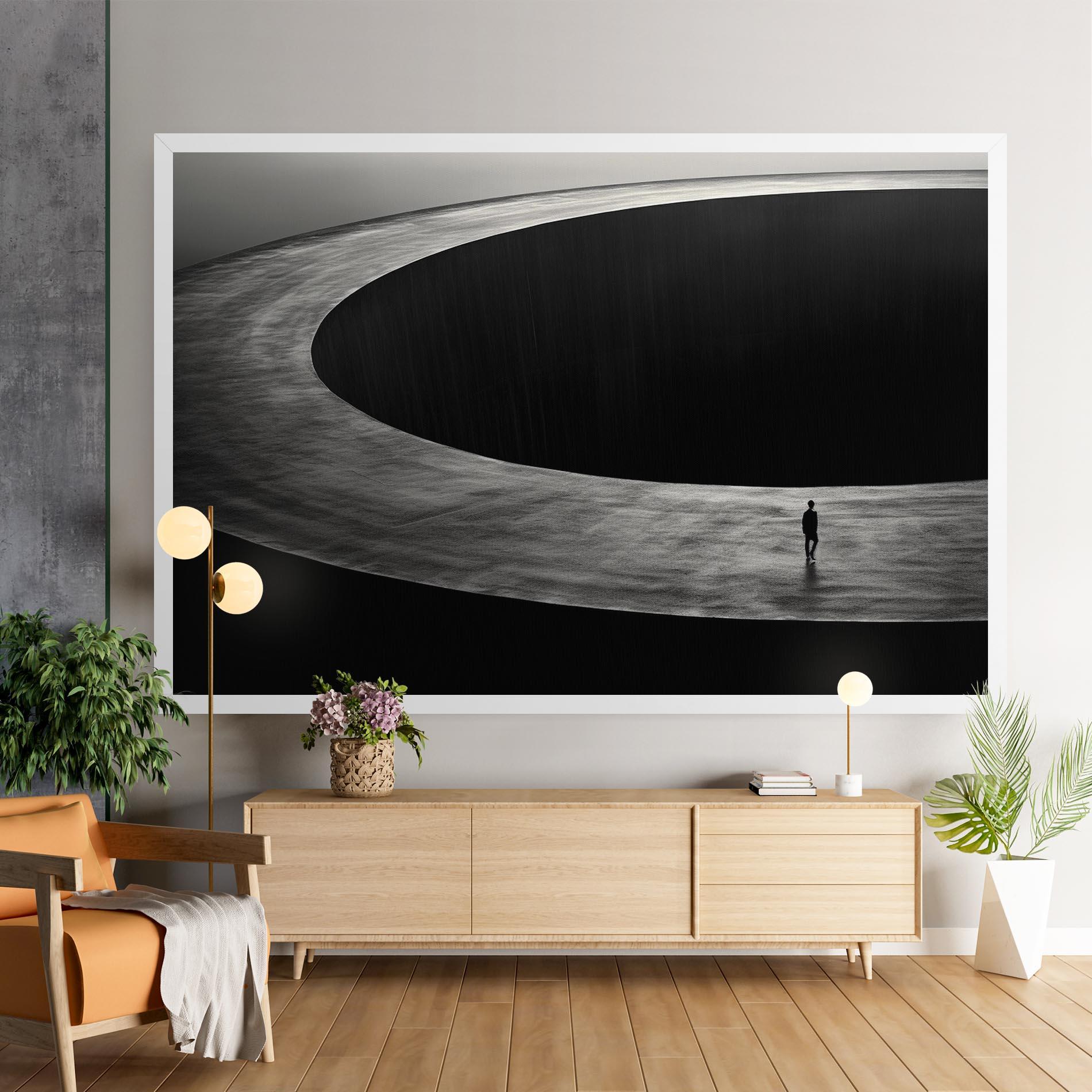 Vászonkép Man Walking mockup 9