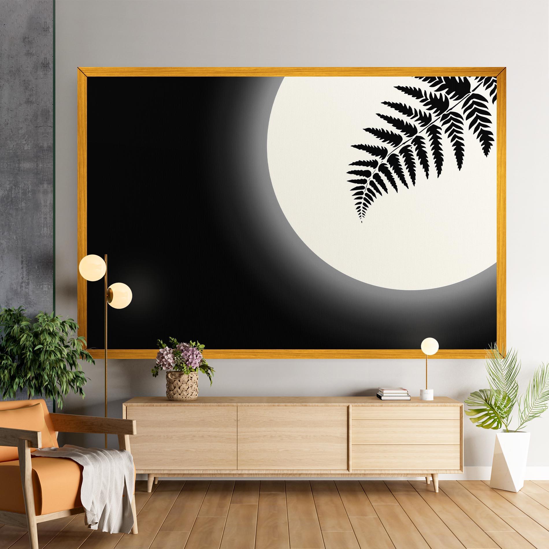 Vászonkép Full Moon Leaf mockup 9