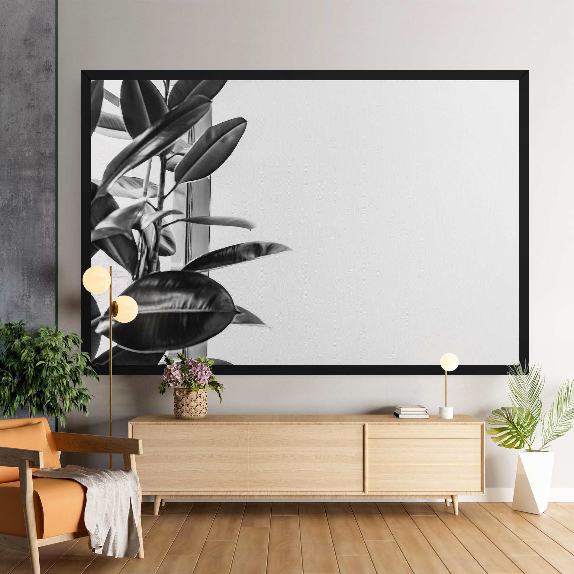 Vászonkép Grey Plant mockup 9