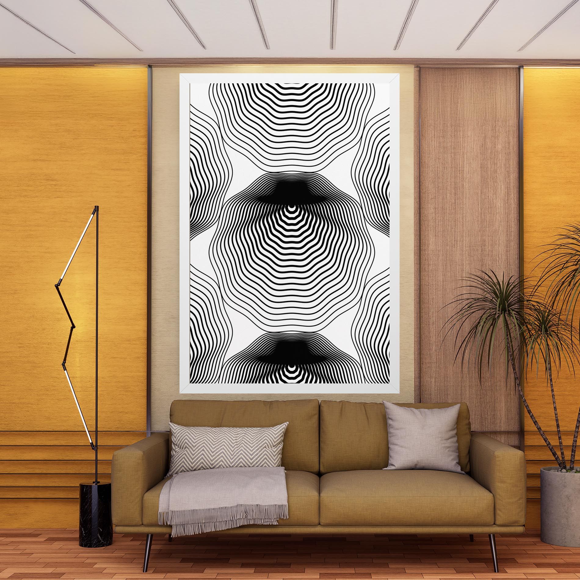 Black Line Art mockup 9