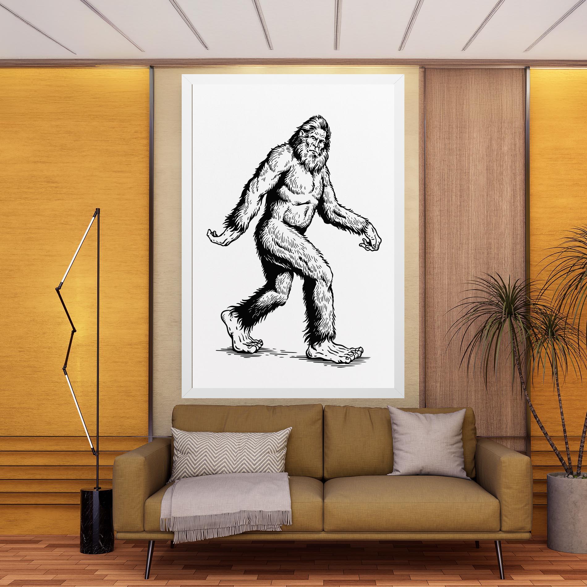 Vászonkép Yeti mockup 9