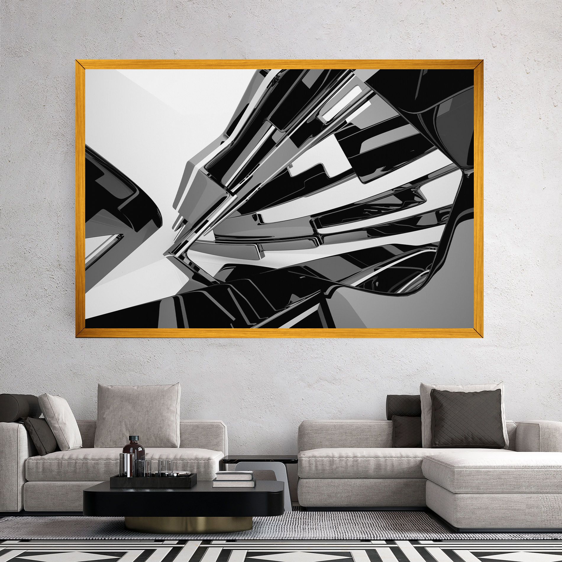 Black Sculpture mockup 2