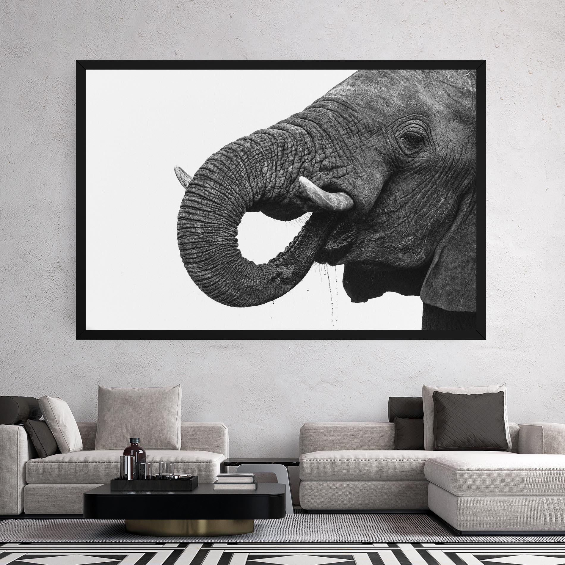 Vászonkép Elephant Drinking mockup 2