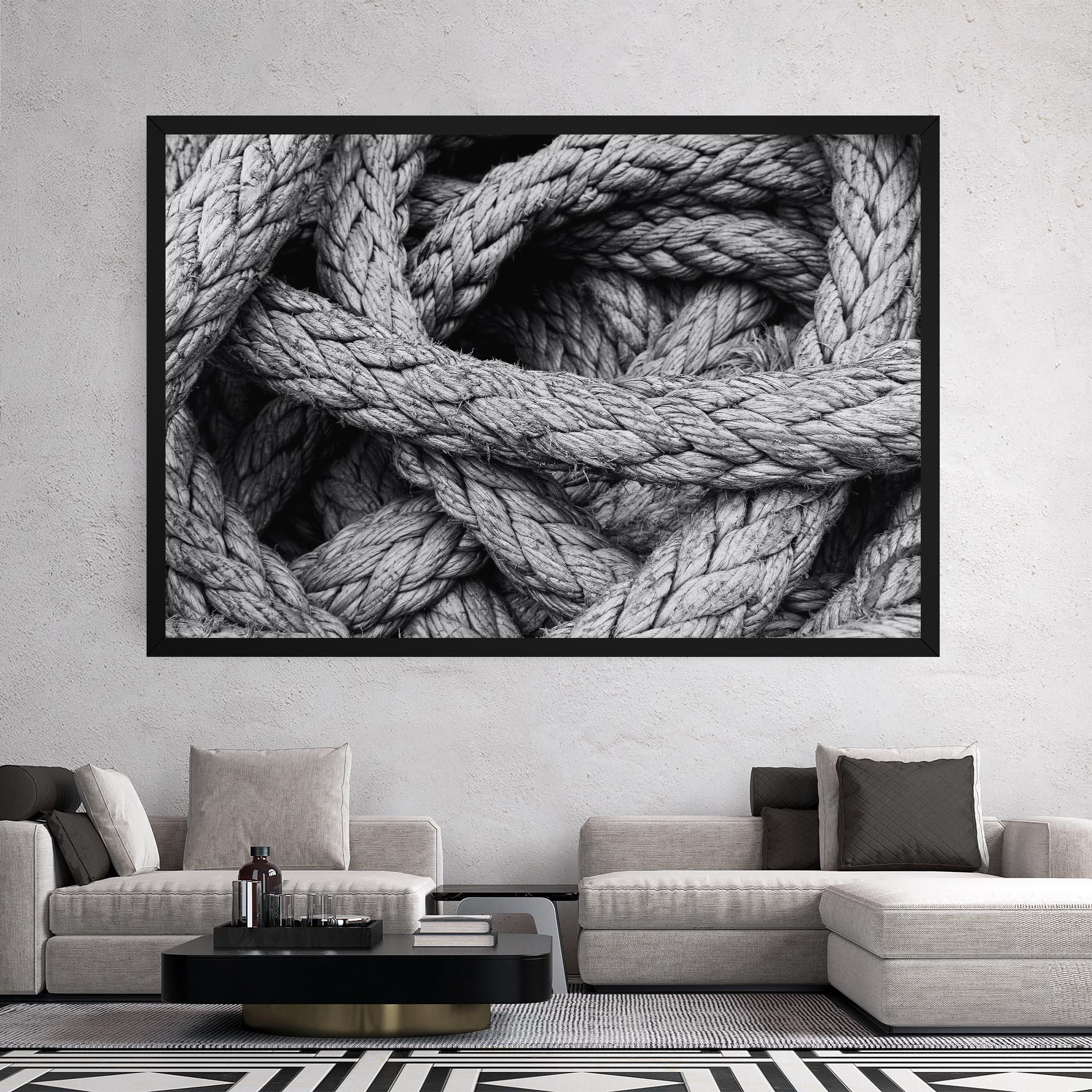 Vászonkép Gray String mockup 2