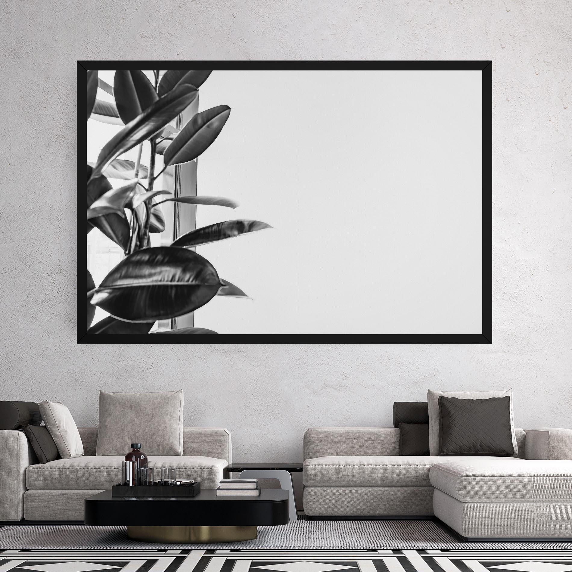 Vászonkép Grey Plant mockup 2