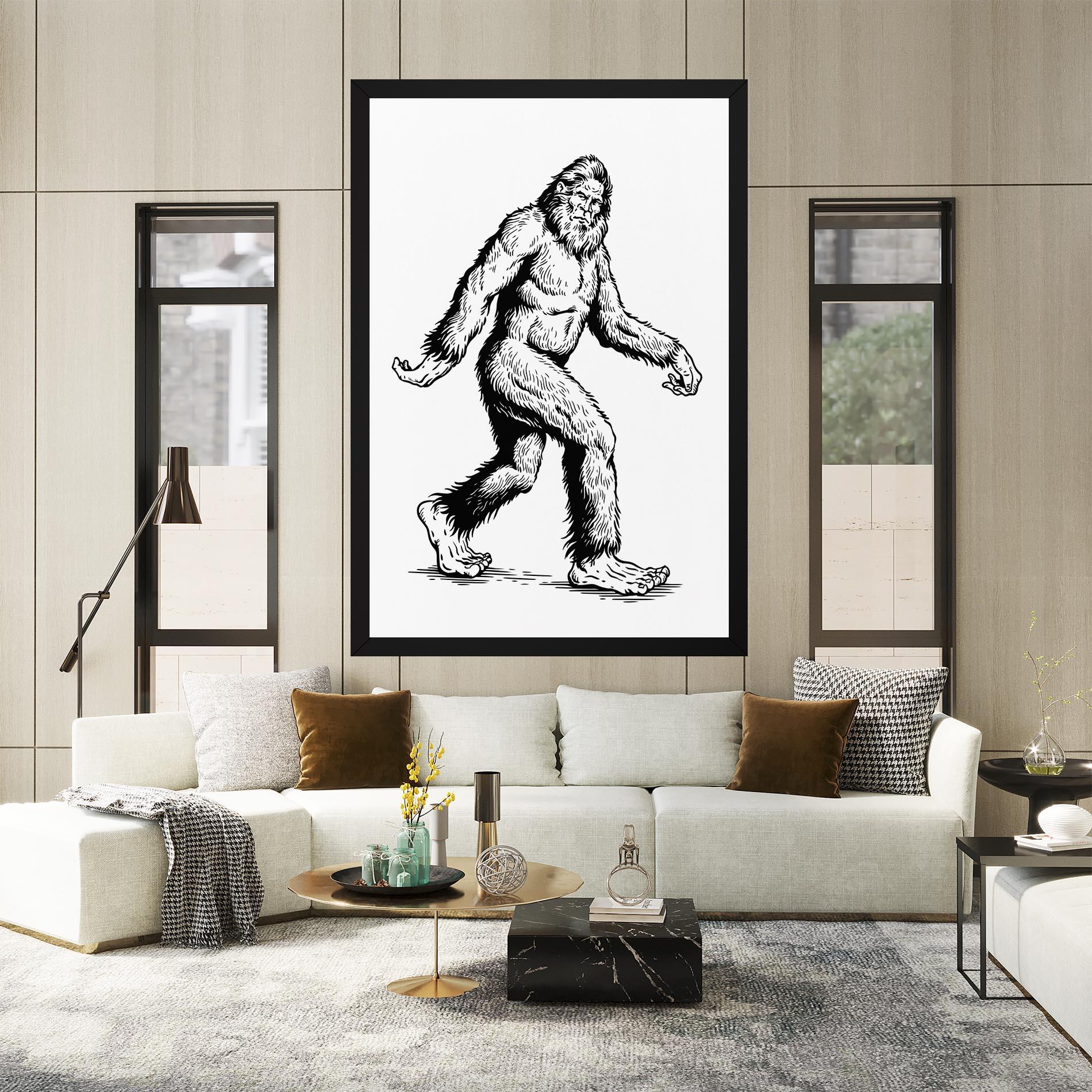 Vászonkép Yeti mockup 2