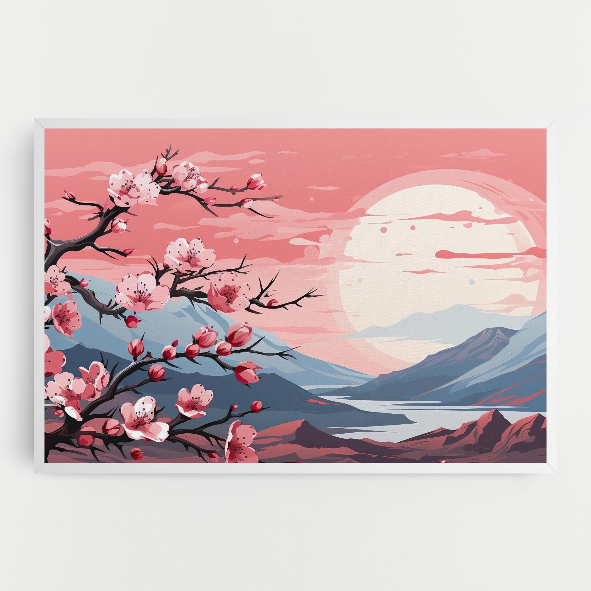 Chinese Cherry Blossoms mockup 0