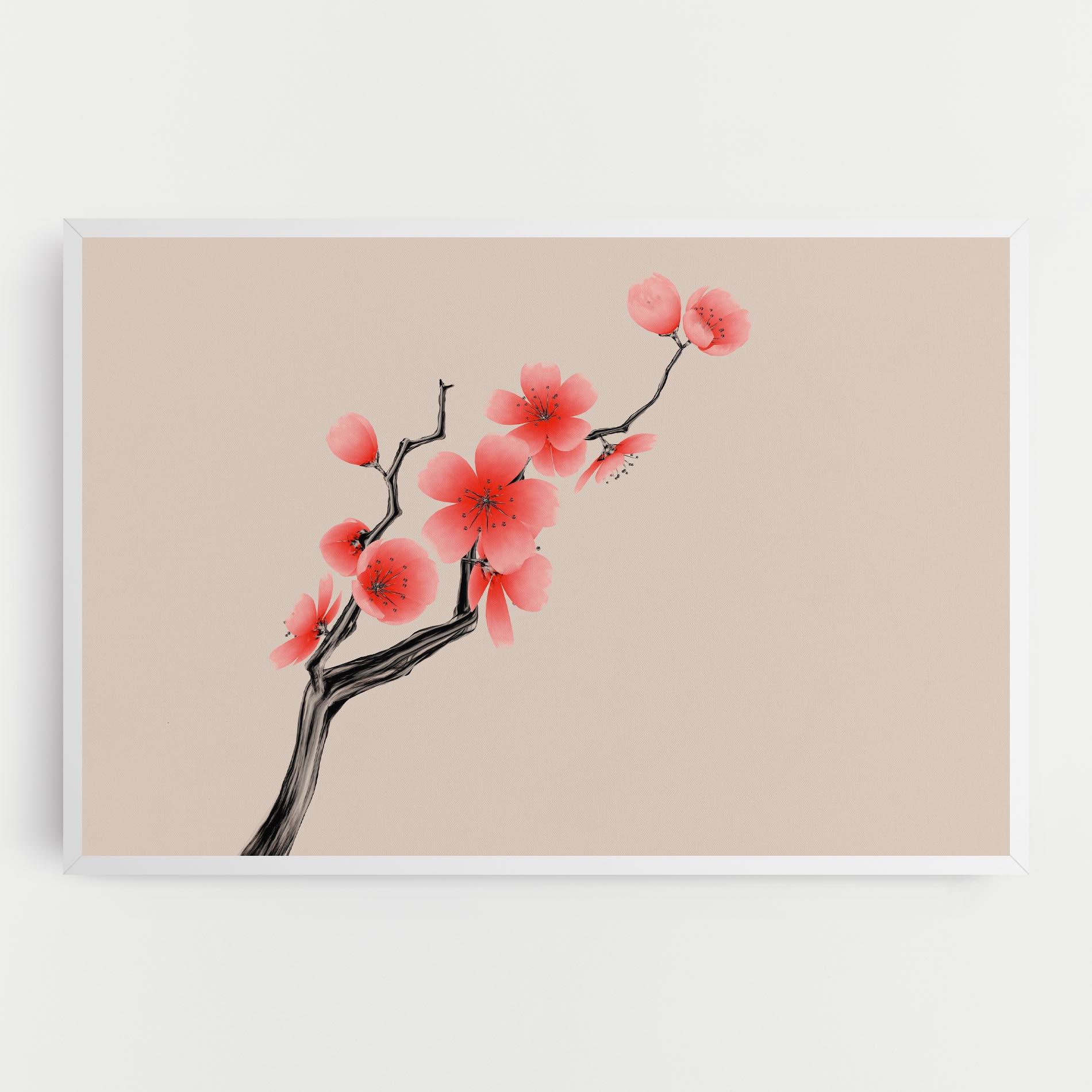 Vászonkép Chinese Plum Blossom mockup 0