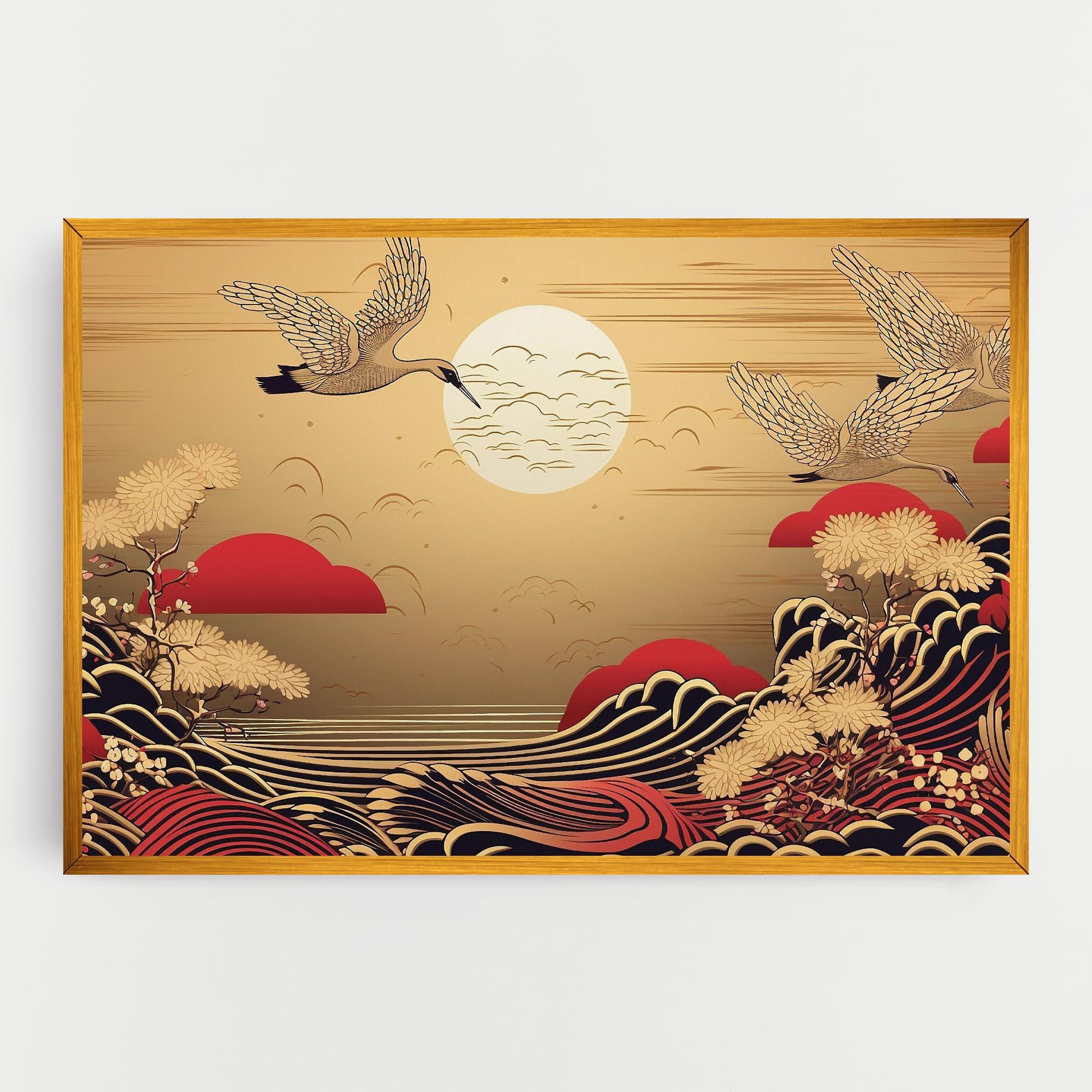 Vászonkép Chinese Wind Art mockup 0