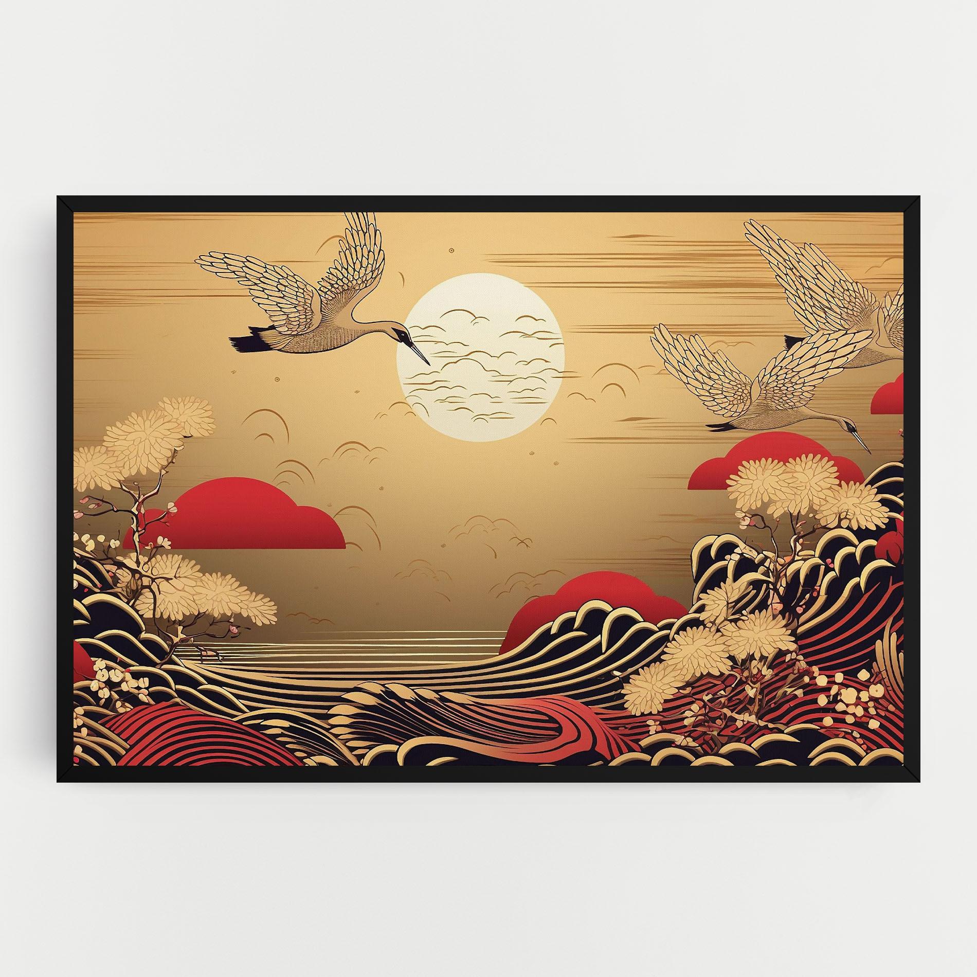 Vászonkép Chinese Wind Art mockup 0