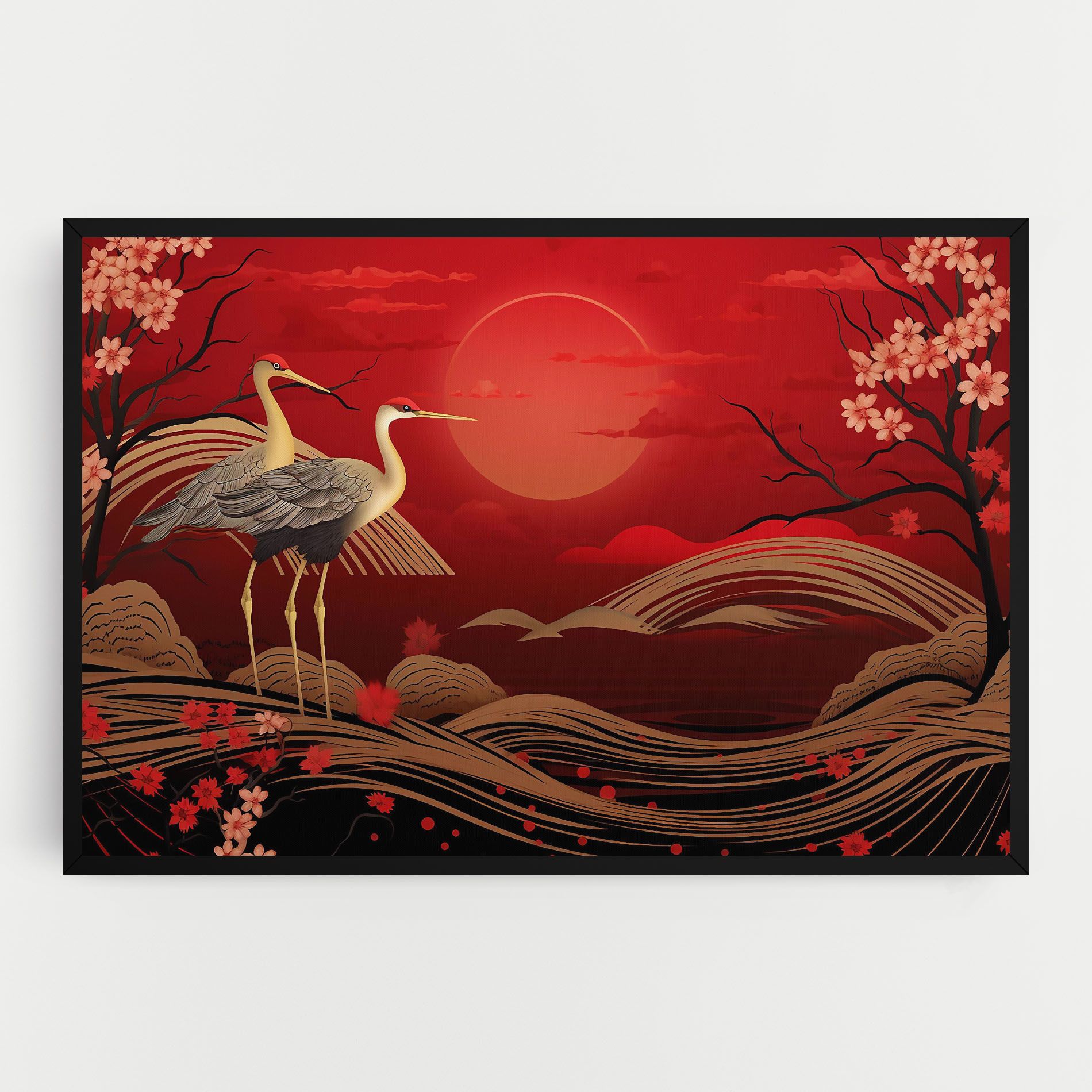 Gold Landscape Painting mockup 0