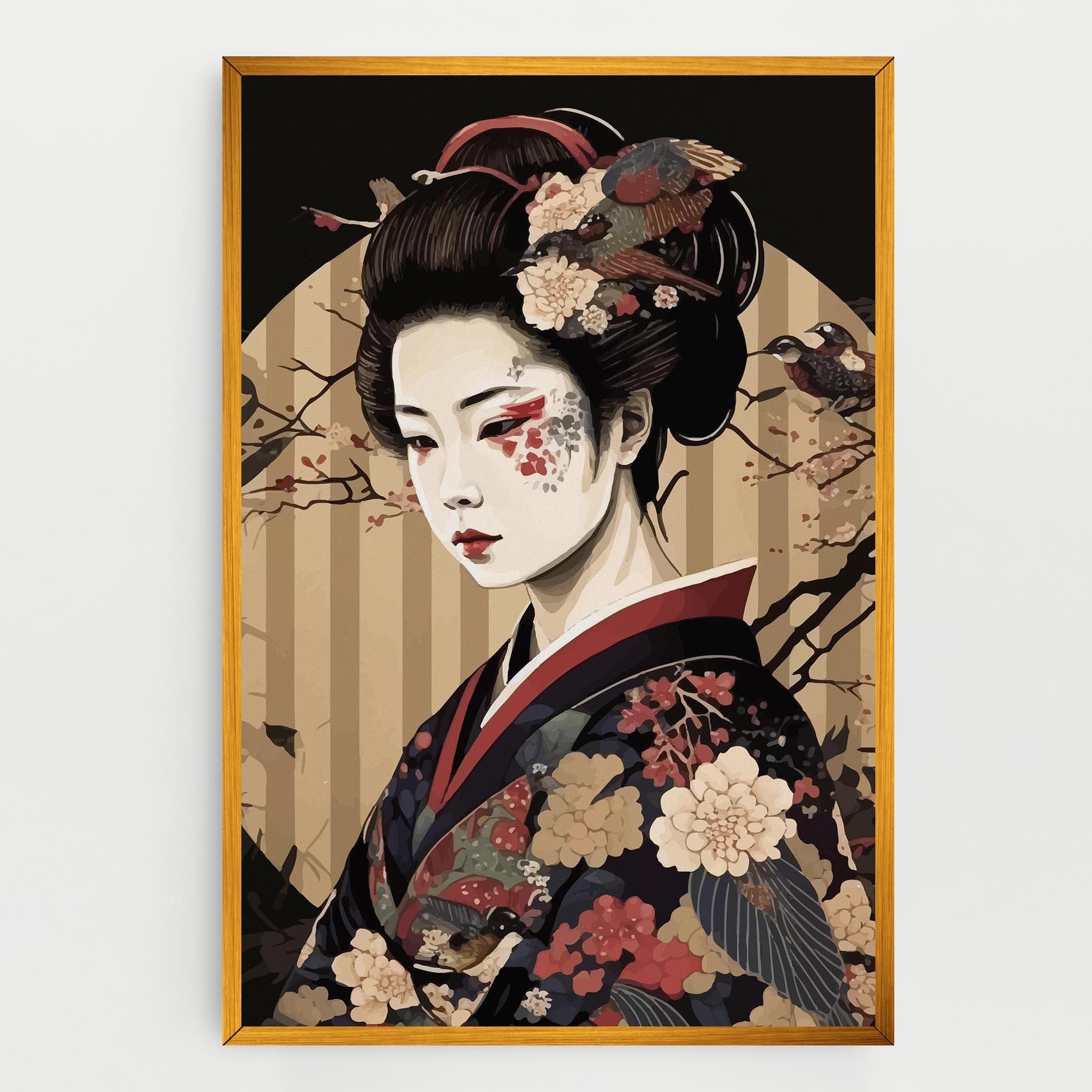 Vászonkép Asiatic Lady mockup 0