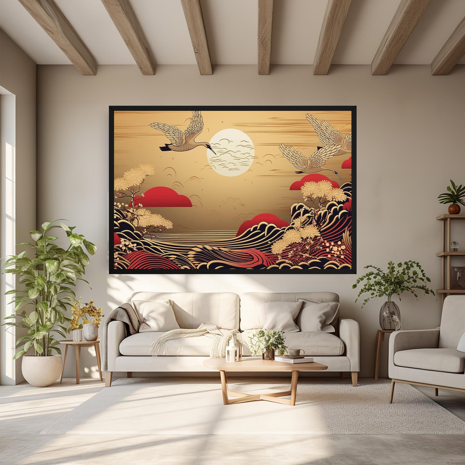 Vászonkép Chinese Wind Art mockup 6