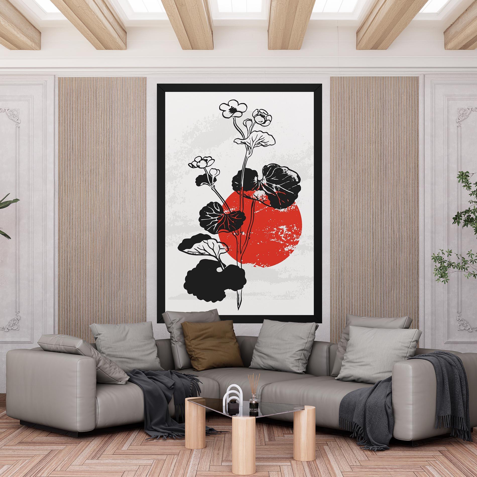 Vászonkép Japan Plant Art mockup 6