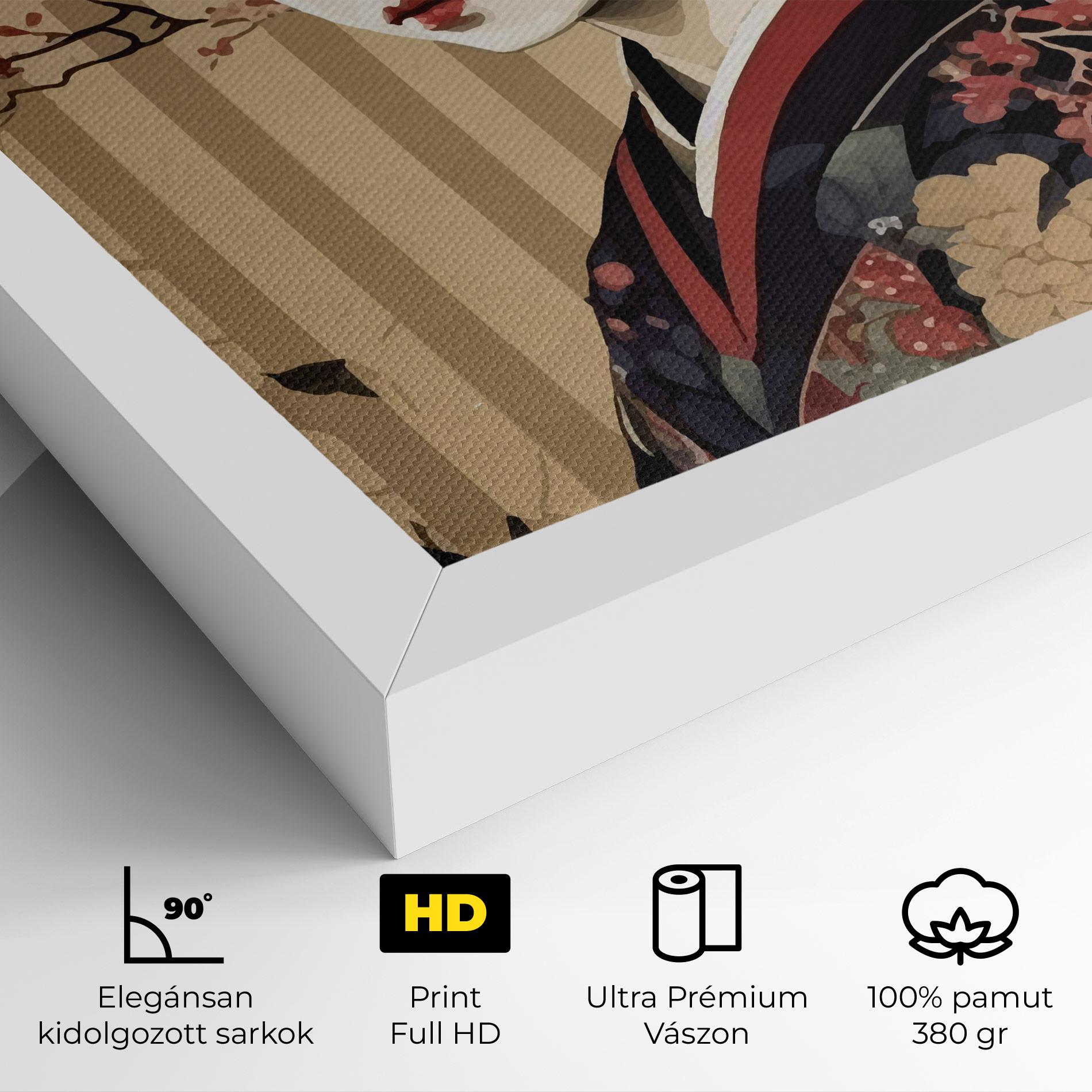 Vászonkép Asiatic Lady mockup 4