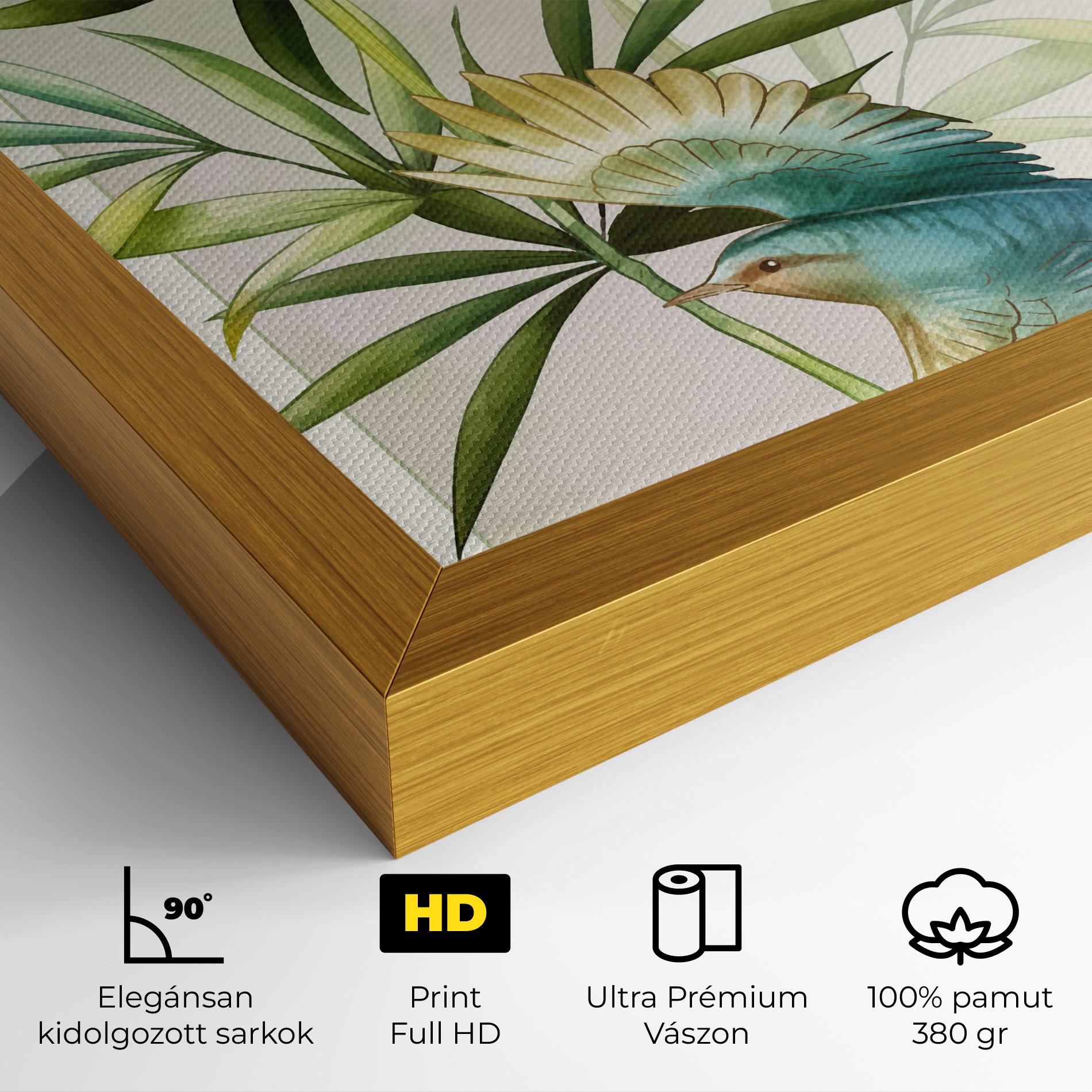 Vászonkép Asiatic Blue Birds mockup 4