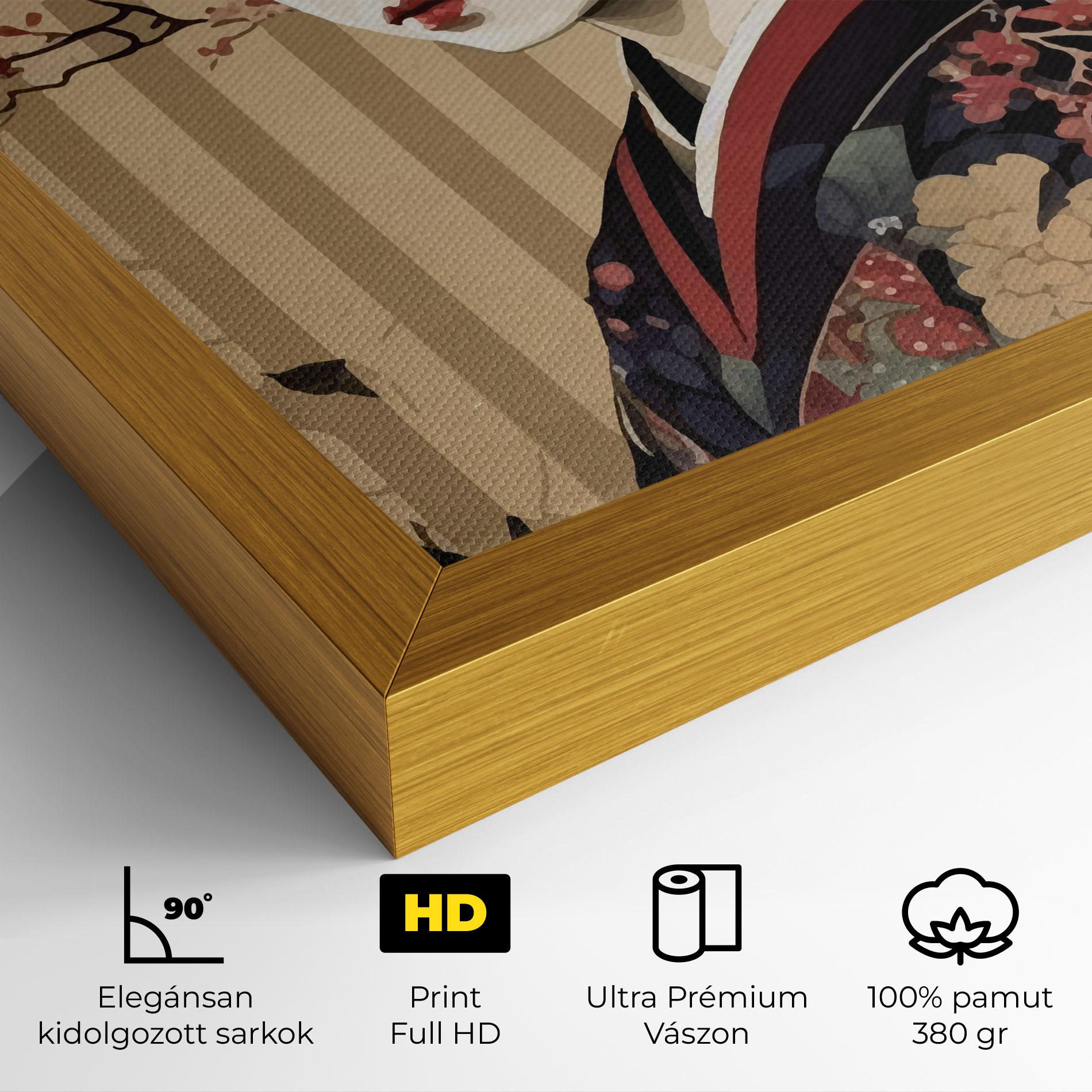 Vászonkép Asiatic Lady mockup 4