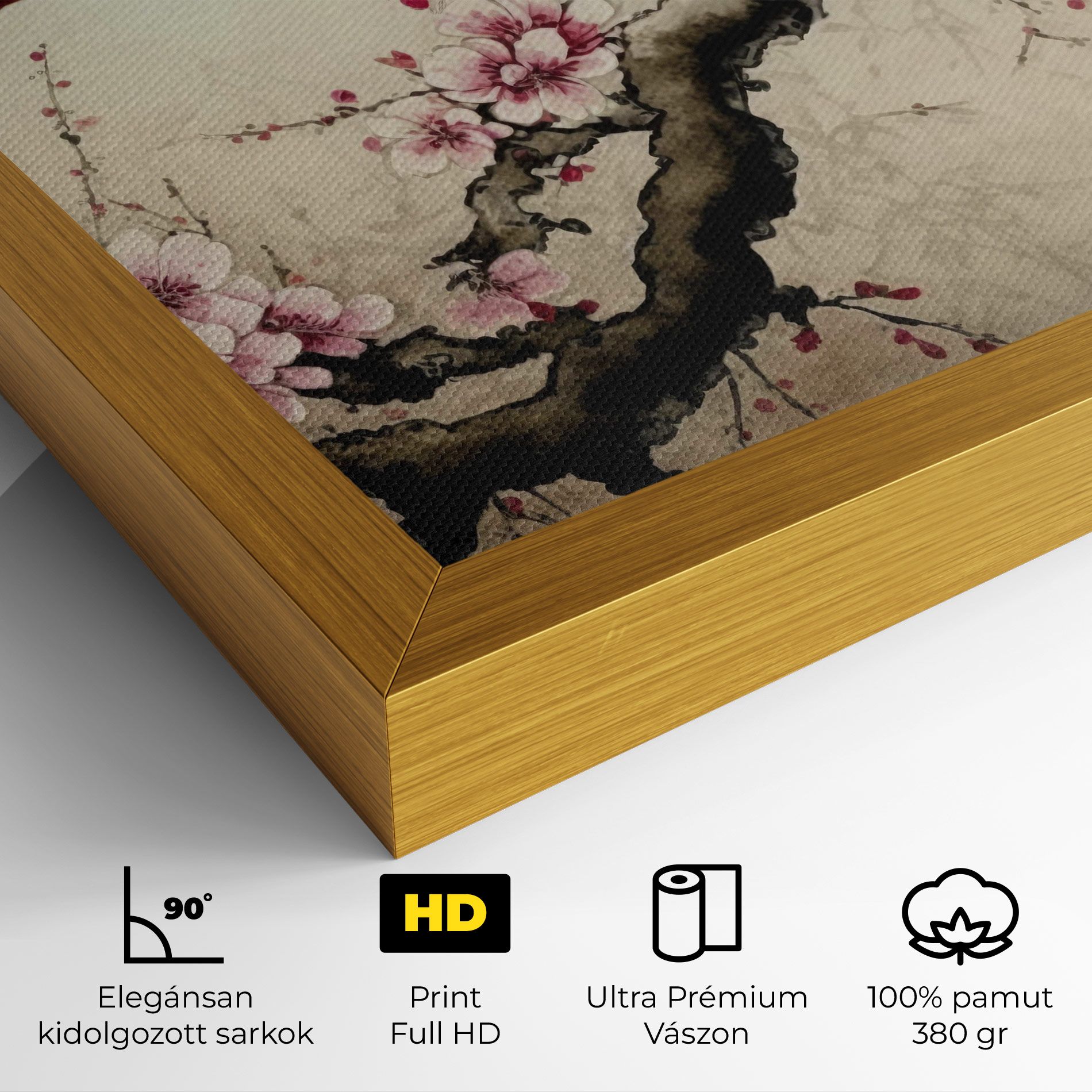 Cherry Blossom Birds mockup 4