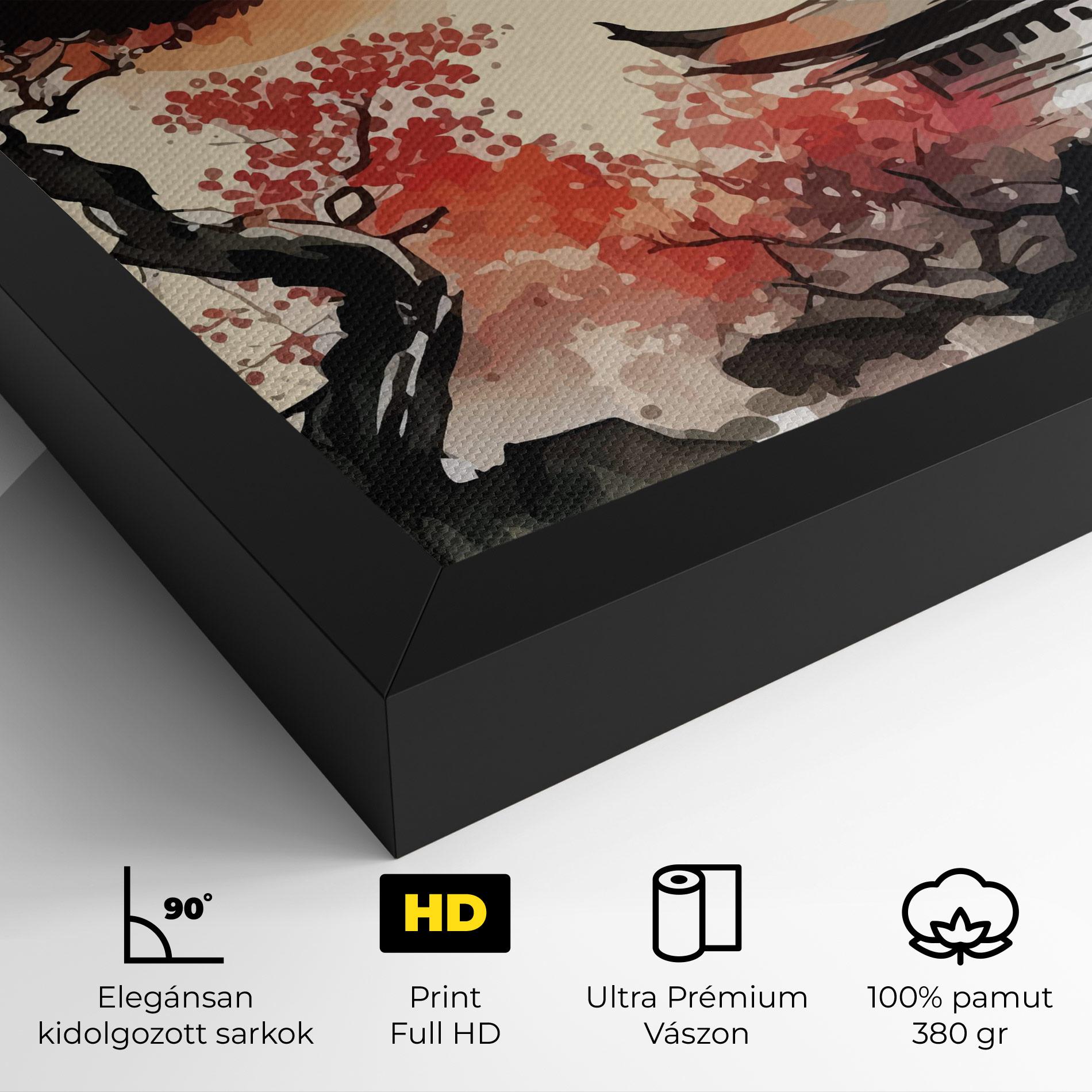 Vászonkép Asiatic Beautiful View mockup 4