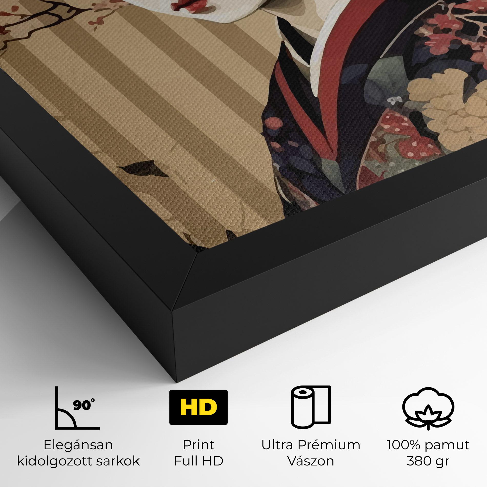 Vászonkép Asiatic Lady mockup 4